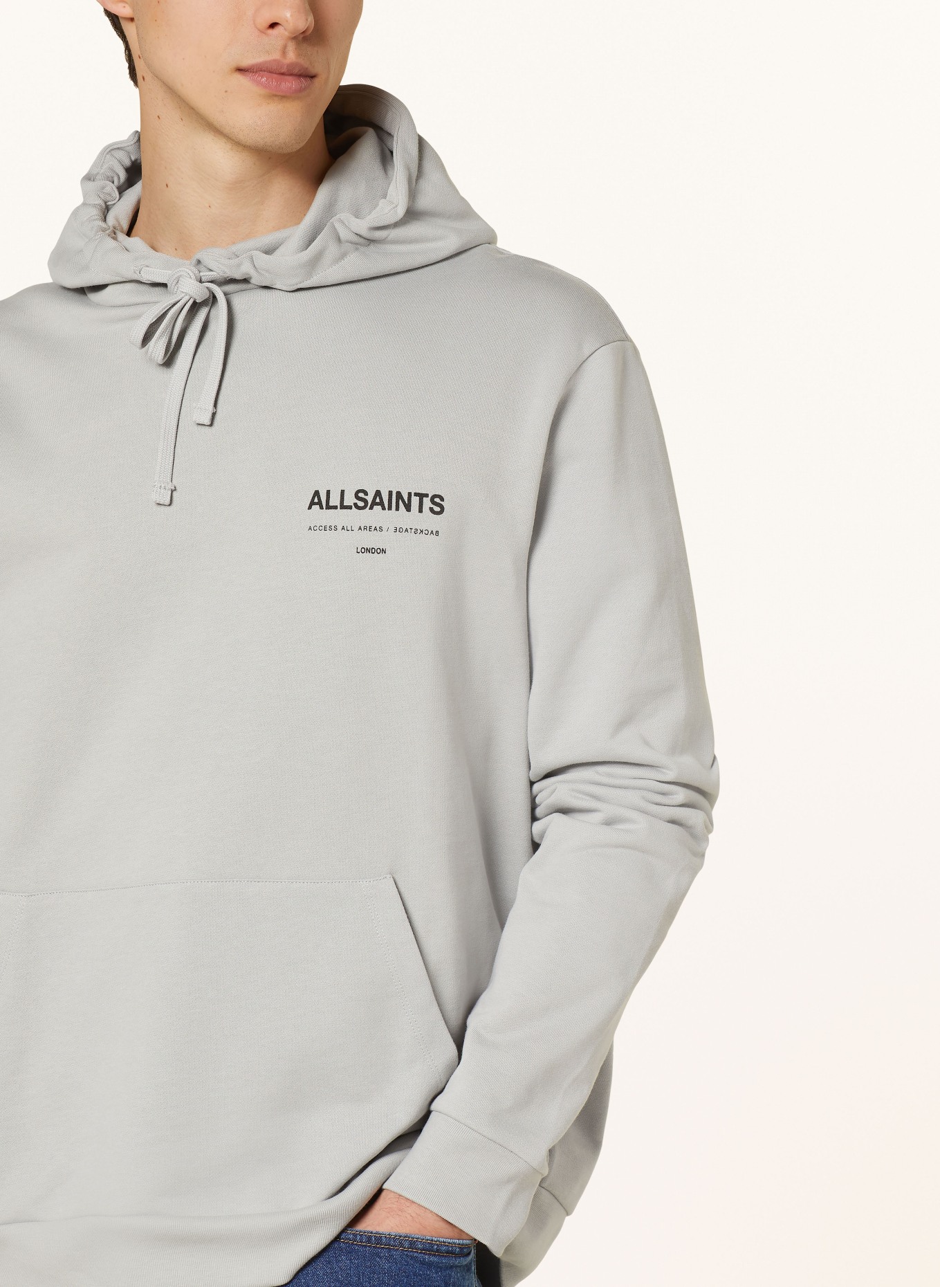 ALLSAINTS Hoodie ACCESS OTH, Color: GRAY (Image 5)