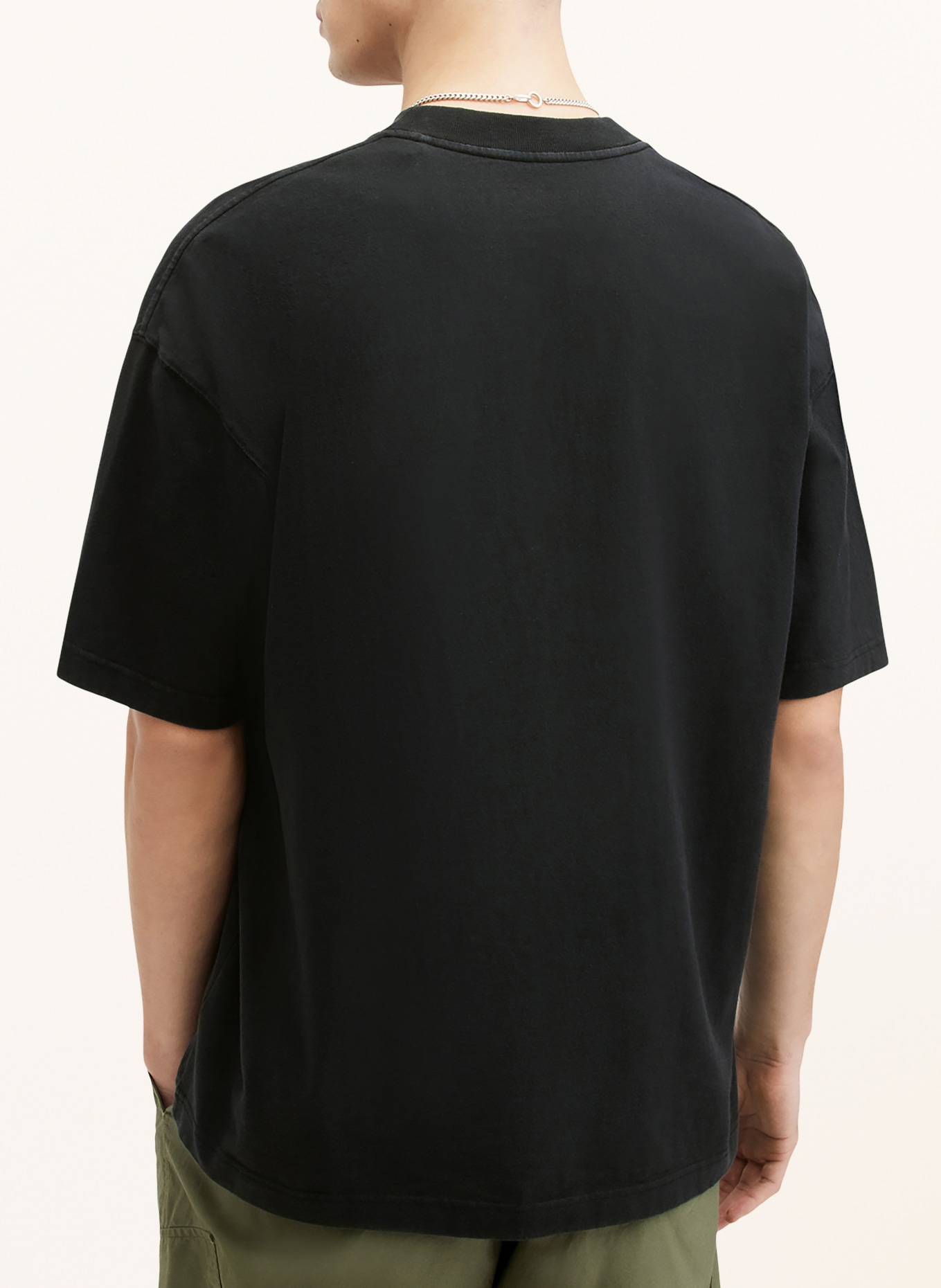 ALLSAINTS T-shirt FRAKTYL, Color: BLACK (Image 3)