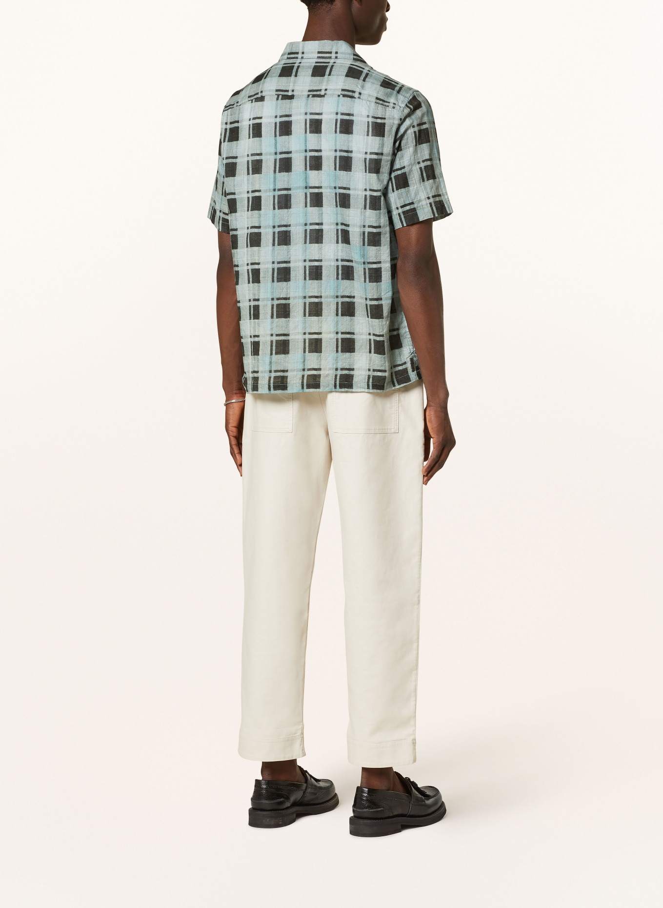 ALLSAINTS Resort shirt BIG SUR relaxed fit, Color: MINT/ BLACK (Image 3)