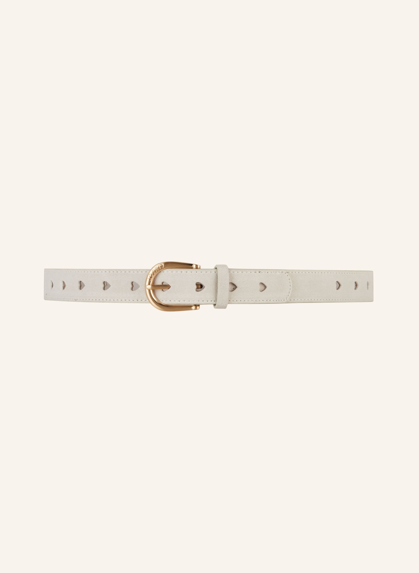 FABIENNE CHAPOT Leather belt, Color: LIGHT GRAY (Image 2)
