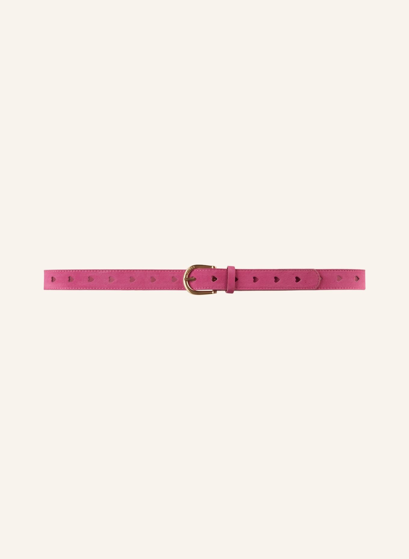 FABIENNE CHAPOT Leather belt with cut-outs, Color: PINK (Image 2)