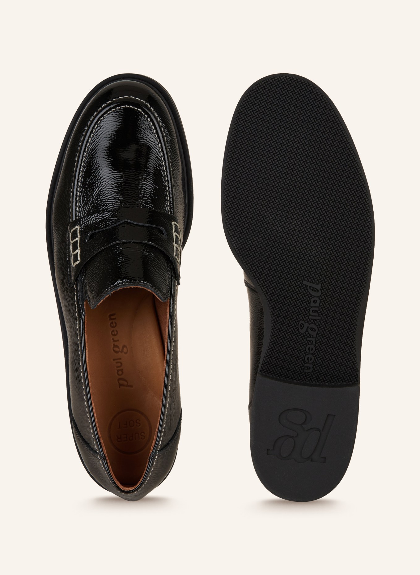 paul green Penny-Loafer, Farbe: SCHWARZ (Bild 5)