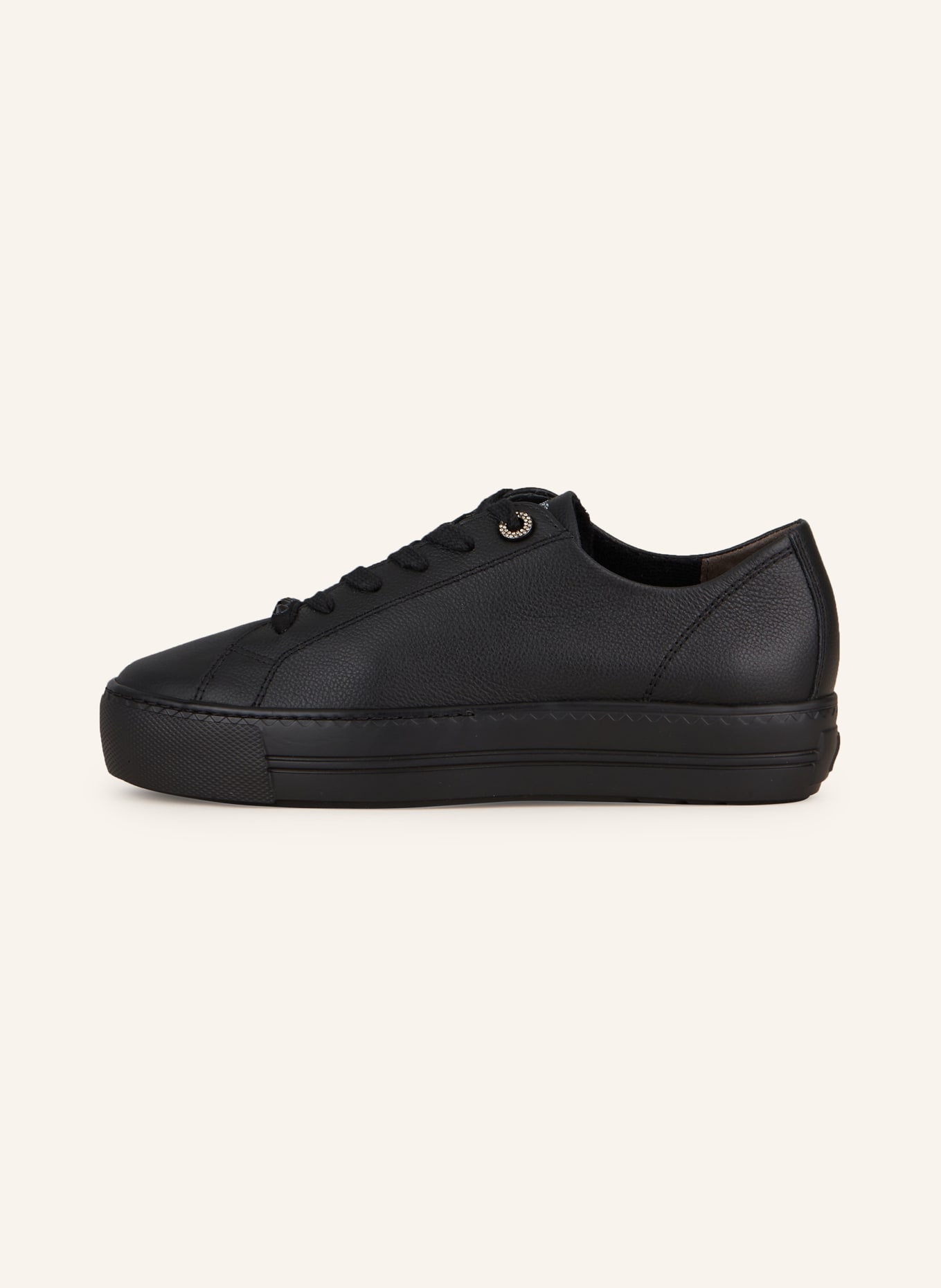 paul green Sneaker mit Schmucksteinen: SCHWARZ