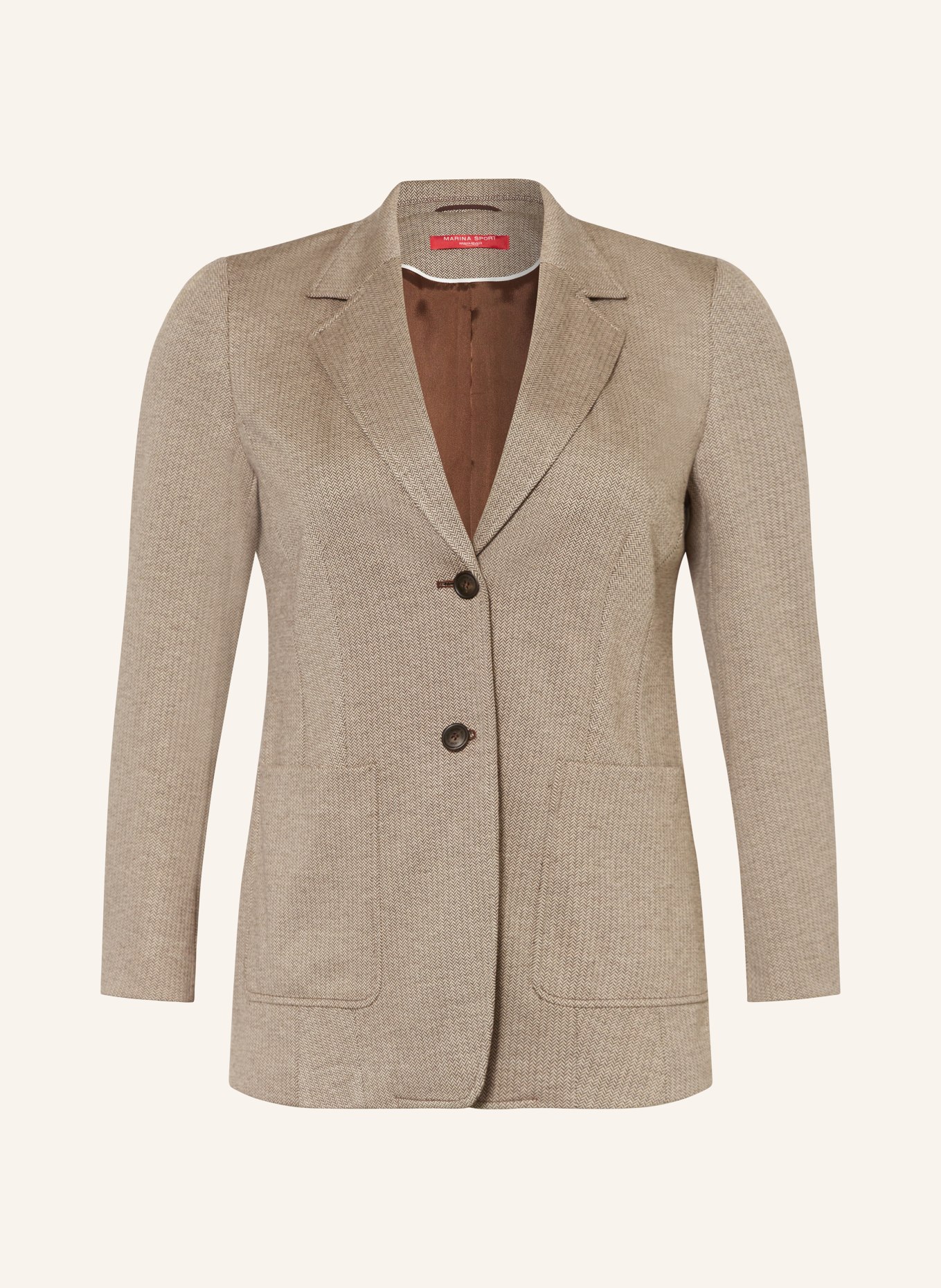 MARINA RINALDI SPORT Blazer FABIA, Farbe: DUNKELBRAUN/ HELLBRAUN (Bild 1)