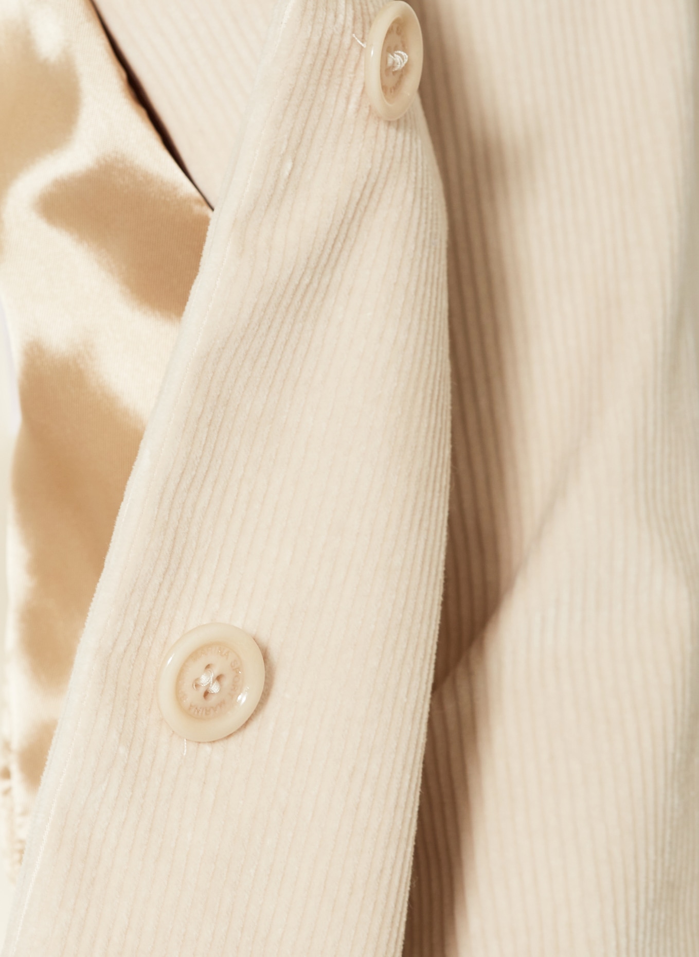 MARINA RINALDI SPORT Corduroy blazer VENUSIA, Color: CREAM (Image 3)