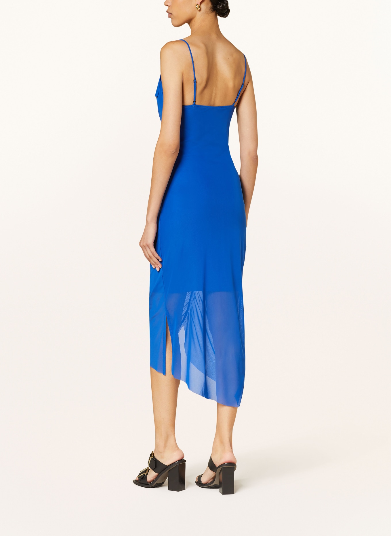 ALLSAINTS Dress ULLA in mesh, Color: BLUE (Image 3)