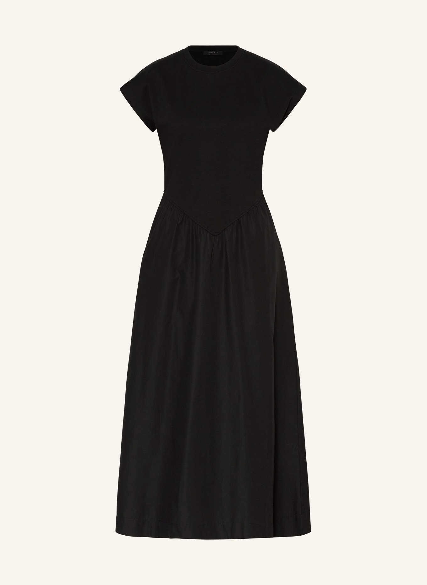 ALLSAINTS Sheath dress FRANKIE in a blend of materials, Color: BLACK (Image 1)