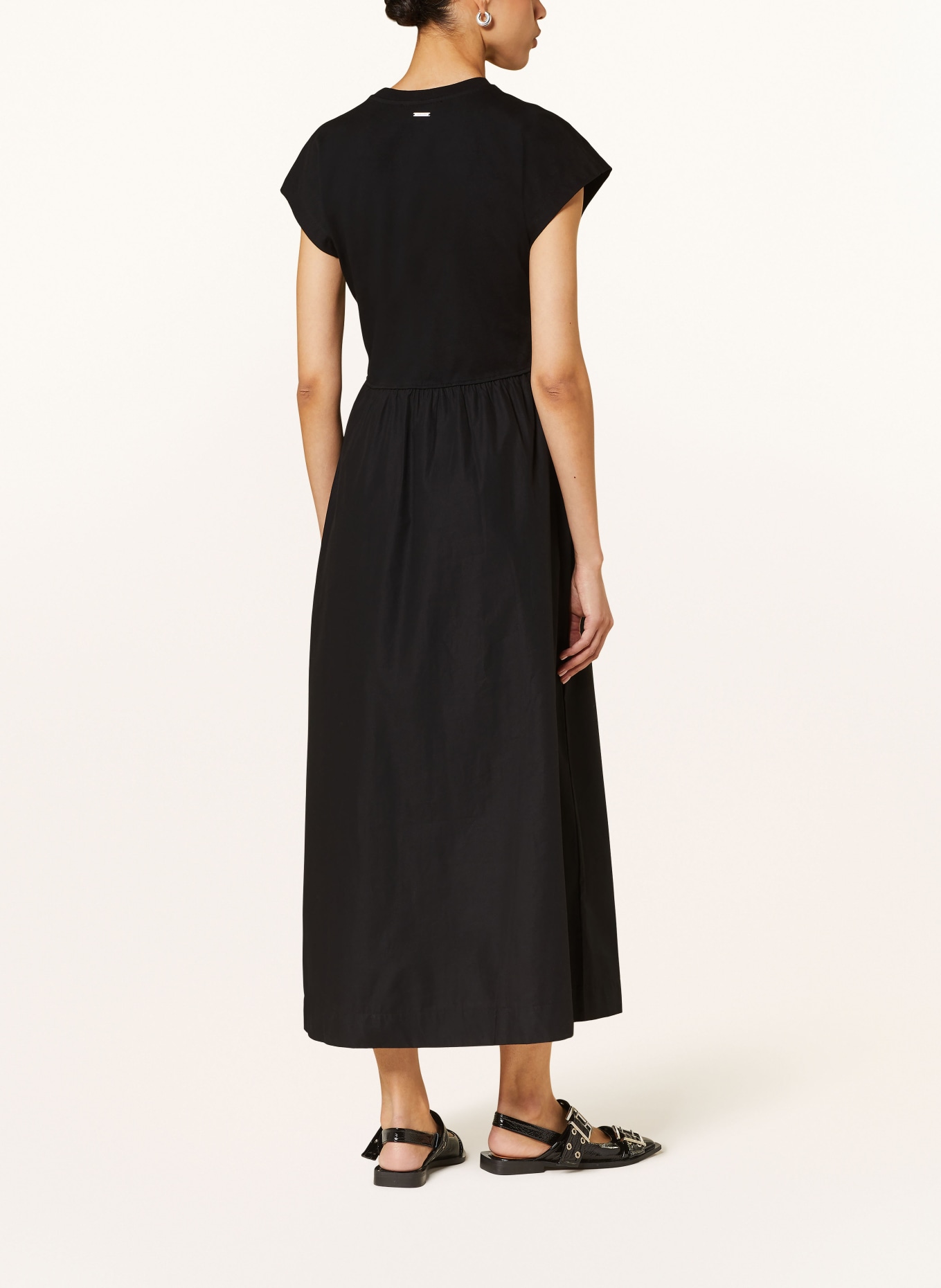 ALLSAINTS Sheath dress FRANKIE in a blend of materials, Color: BLACK (Image 3)