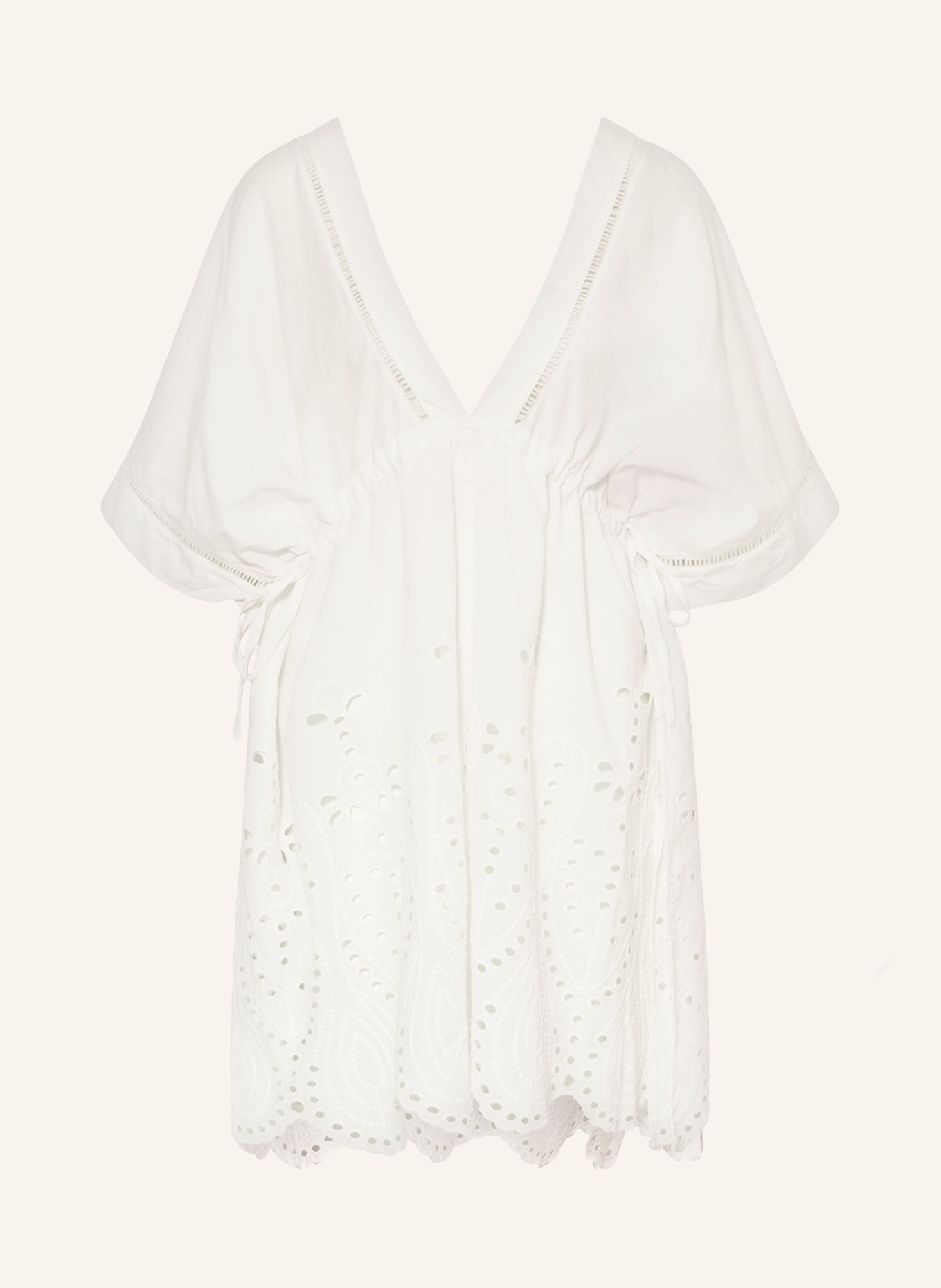 ALLSAINTS Dress AVALON COVER UP with broderie anglaise, Color: WHITE (Image 1)
