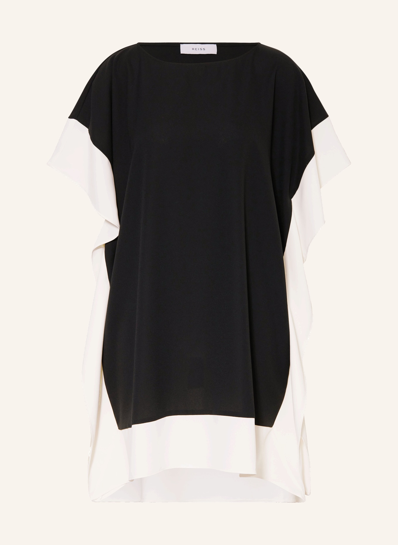 REISS Dress ALANI, Color: BLACK/ CREAM (Image 1)