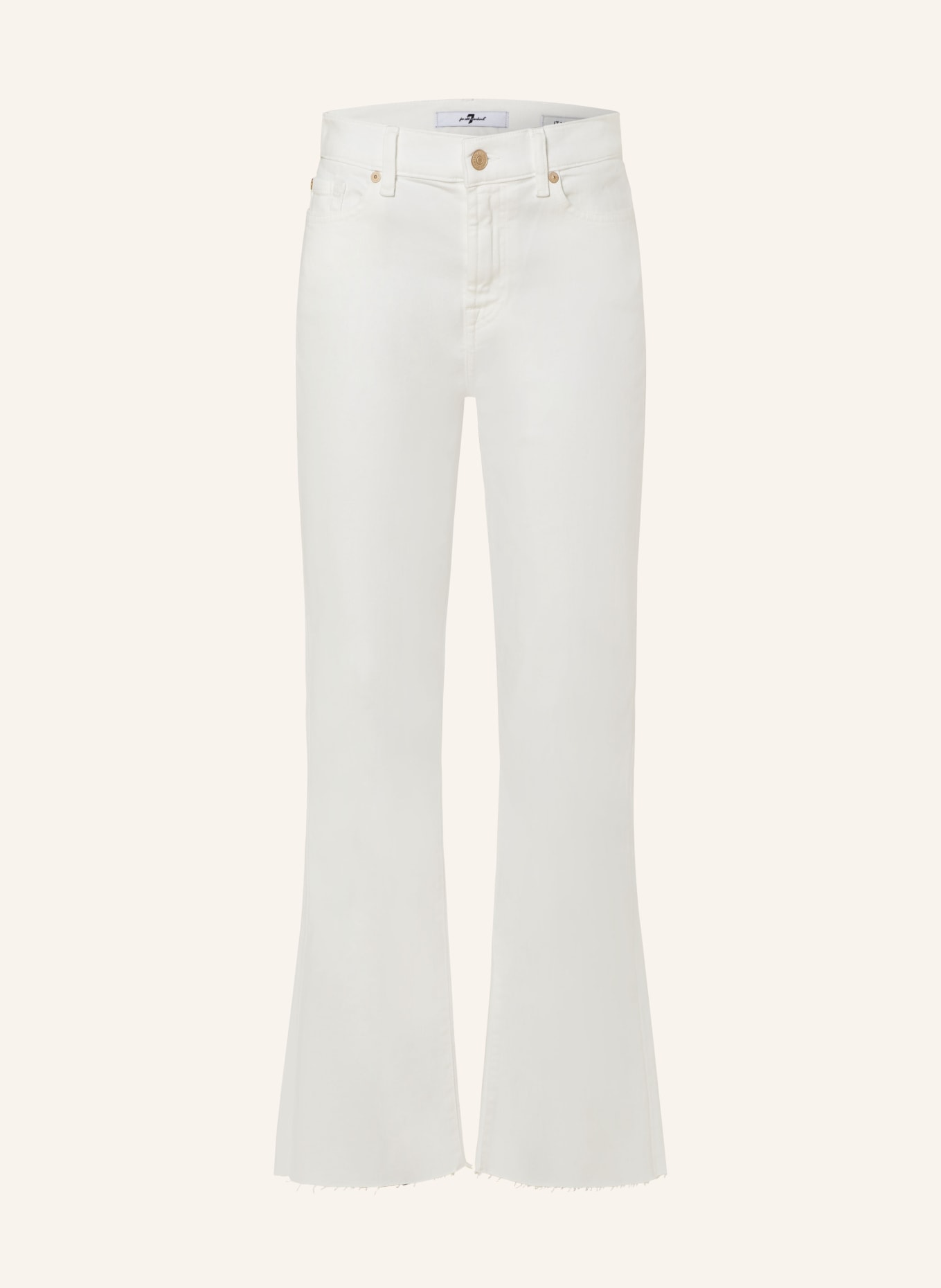 7 for all mankind 7/8-Jeans DAISY ANKLE BOOT, Farbe: WHITE (Bild 1)