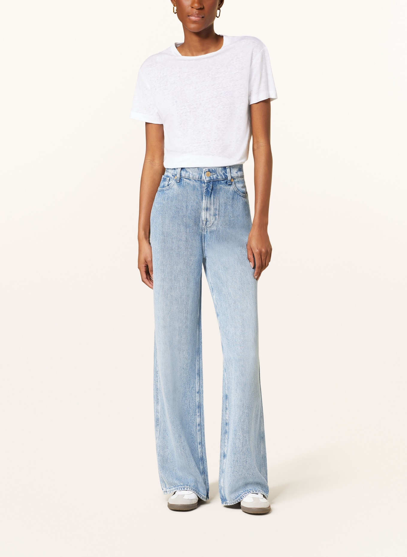 7 for all mankind Straight Jeans SCOUT, Farbe: LIGHT BLUE (Bild 2)