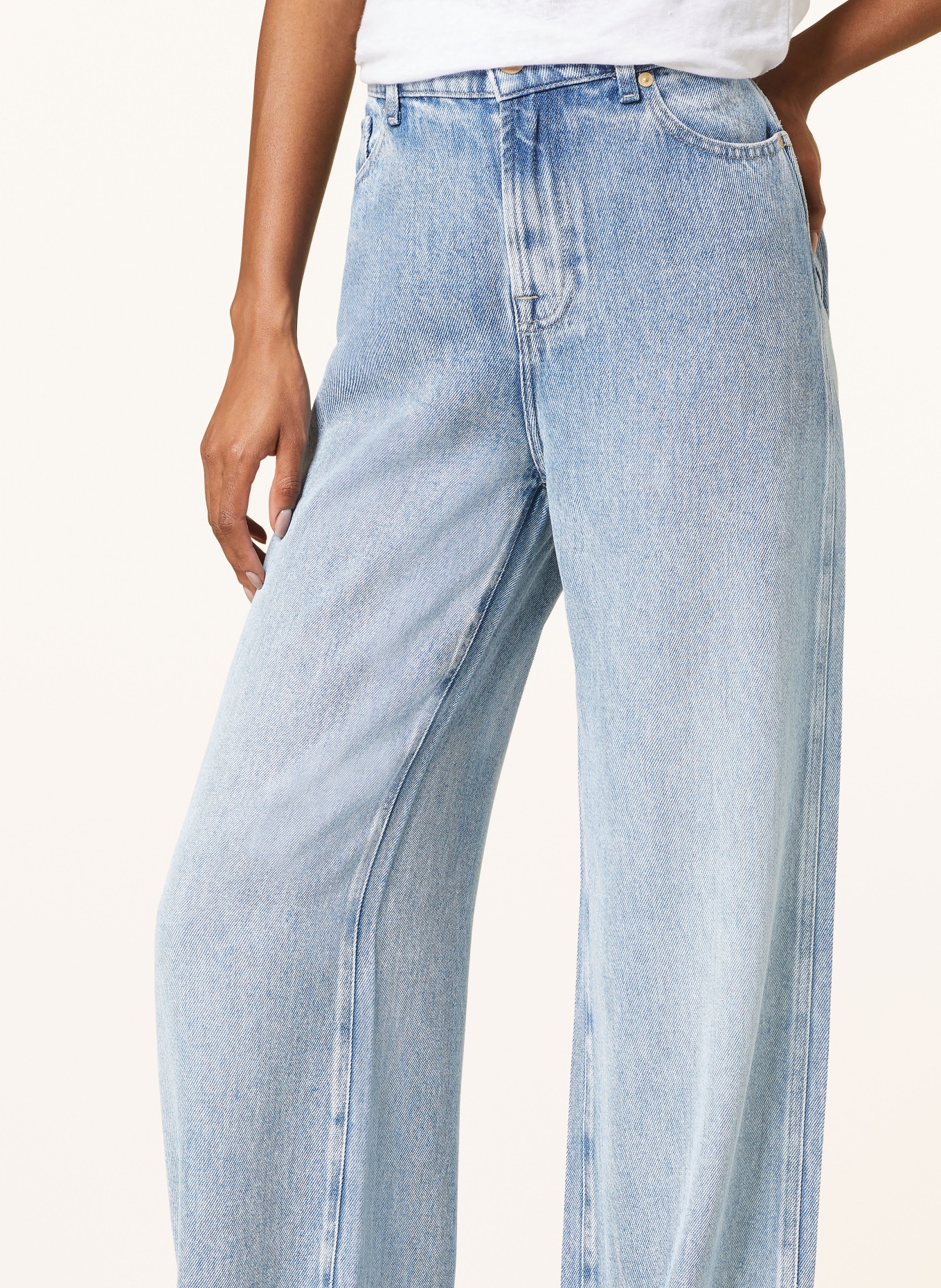 7 for all mankind Straight jeans SCOUT, Color: LIGHT BLUE (Image 5)