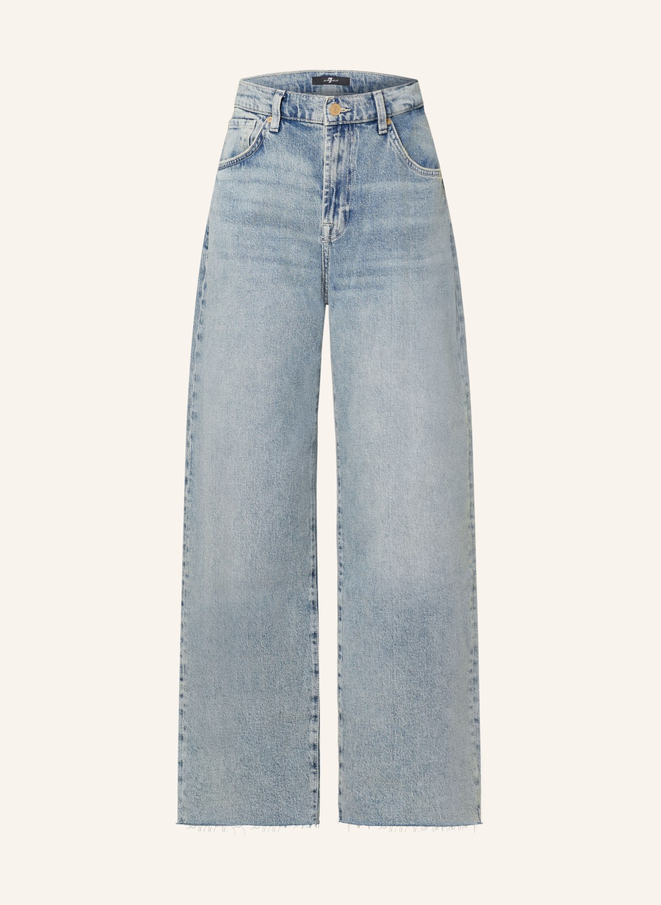 7 for all mankind Jeans BONNIE CURVILINEAR, Color: LIGHT BLUE (Image 1)