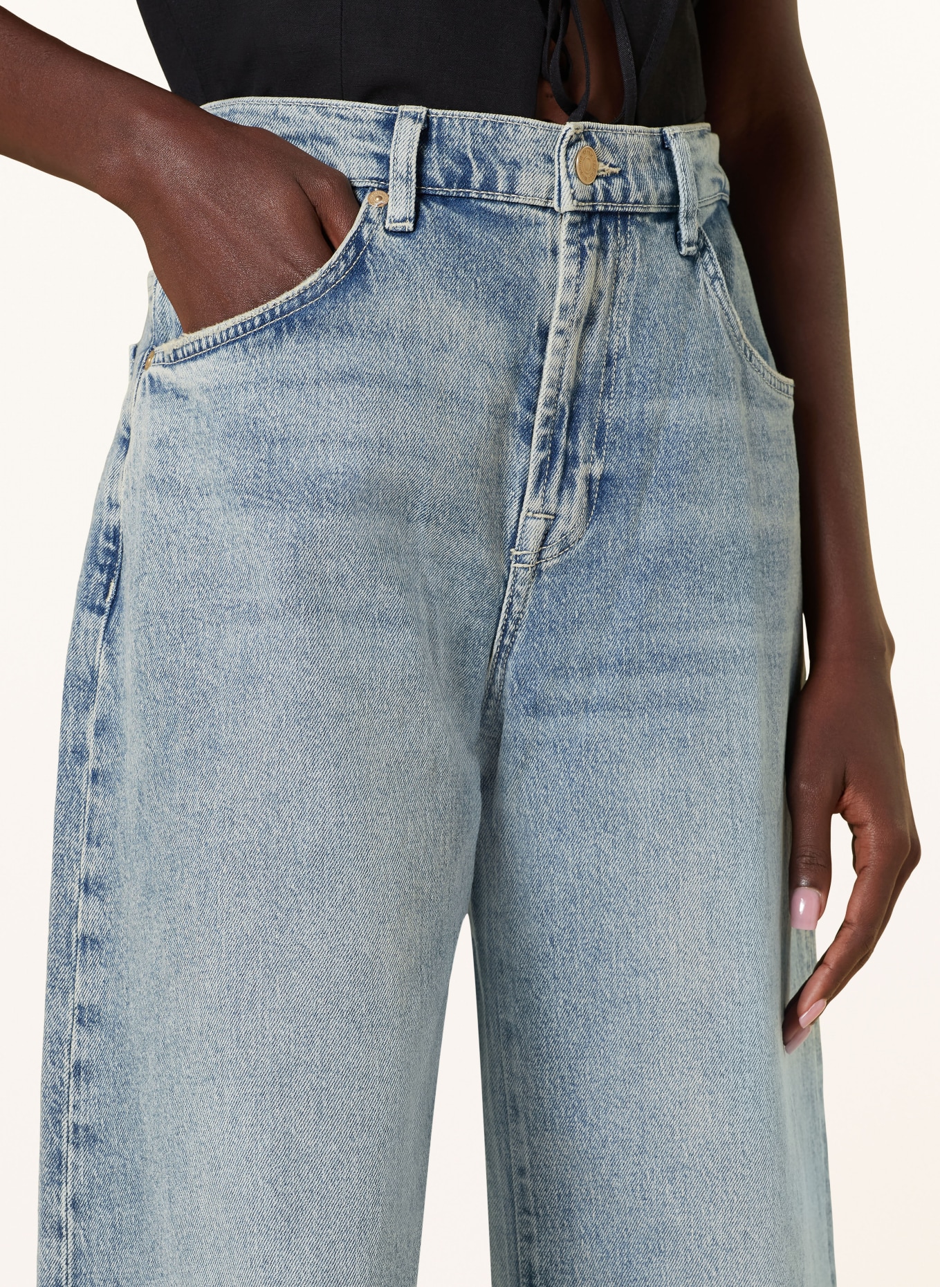 7 for all mankind Jeans BONNIE CURVILINEAR, Color: LIGHT BLUE (Image 5)