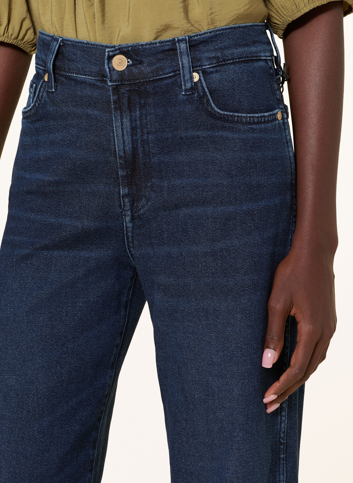 7 for all mankind Flared Jeans LOTTA, Color: DARK BLUE (Image 5)