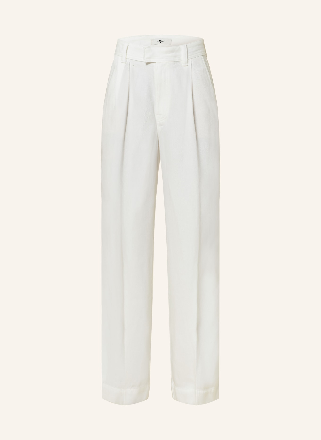 7 for all mankind Flared jeans, Color: WHITE (Image 1)