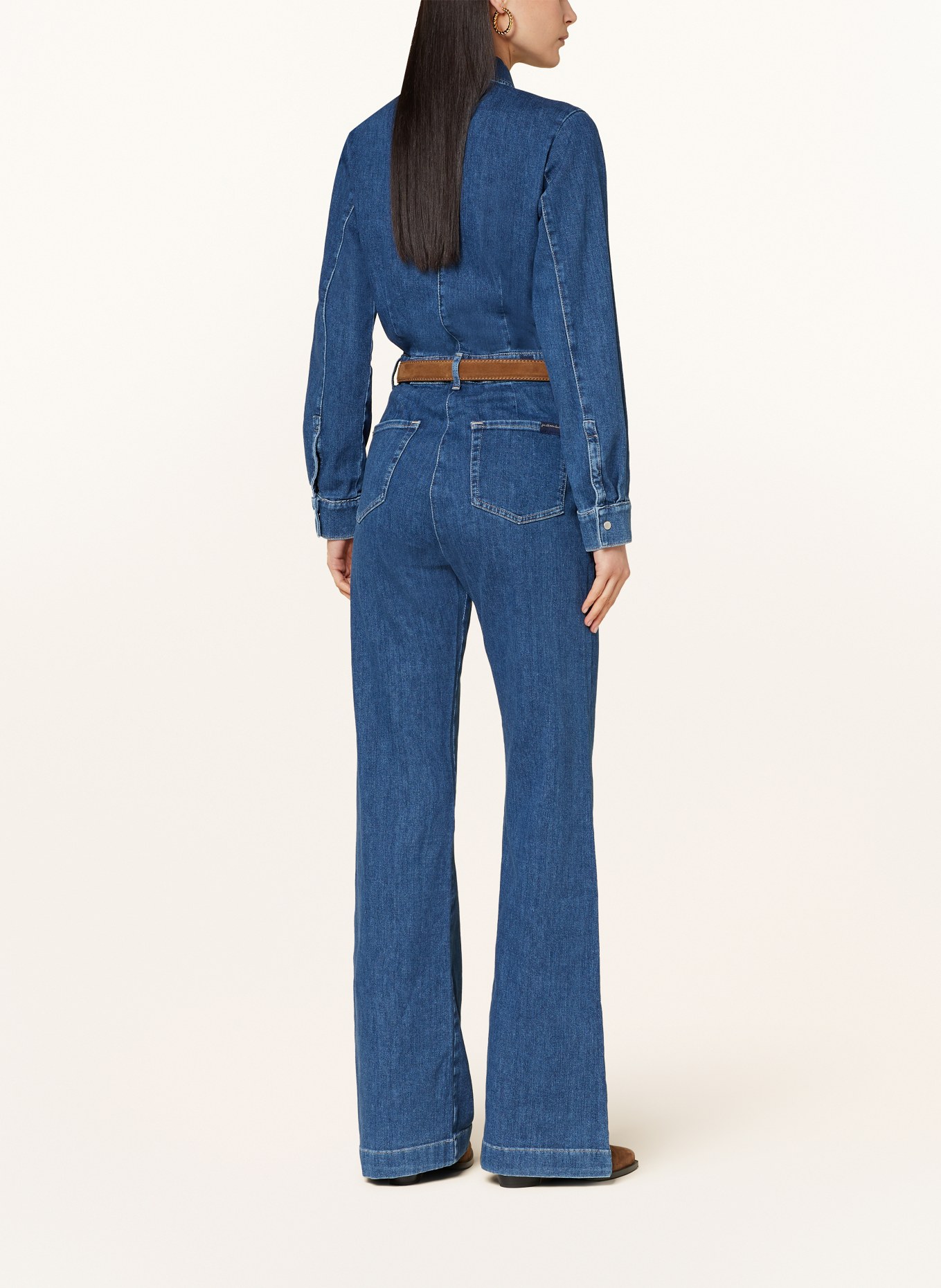 7 for all mankind Jeans-Jumpsuit LUXE, Farbe: BLAU (Bild 3)