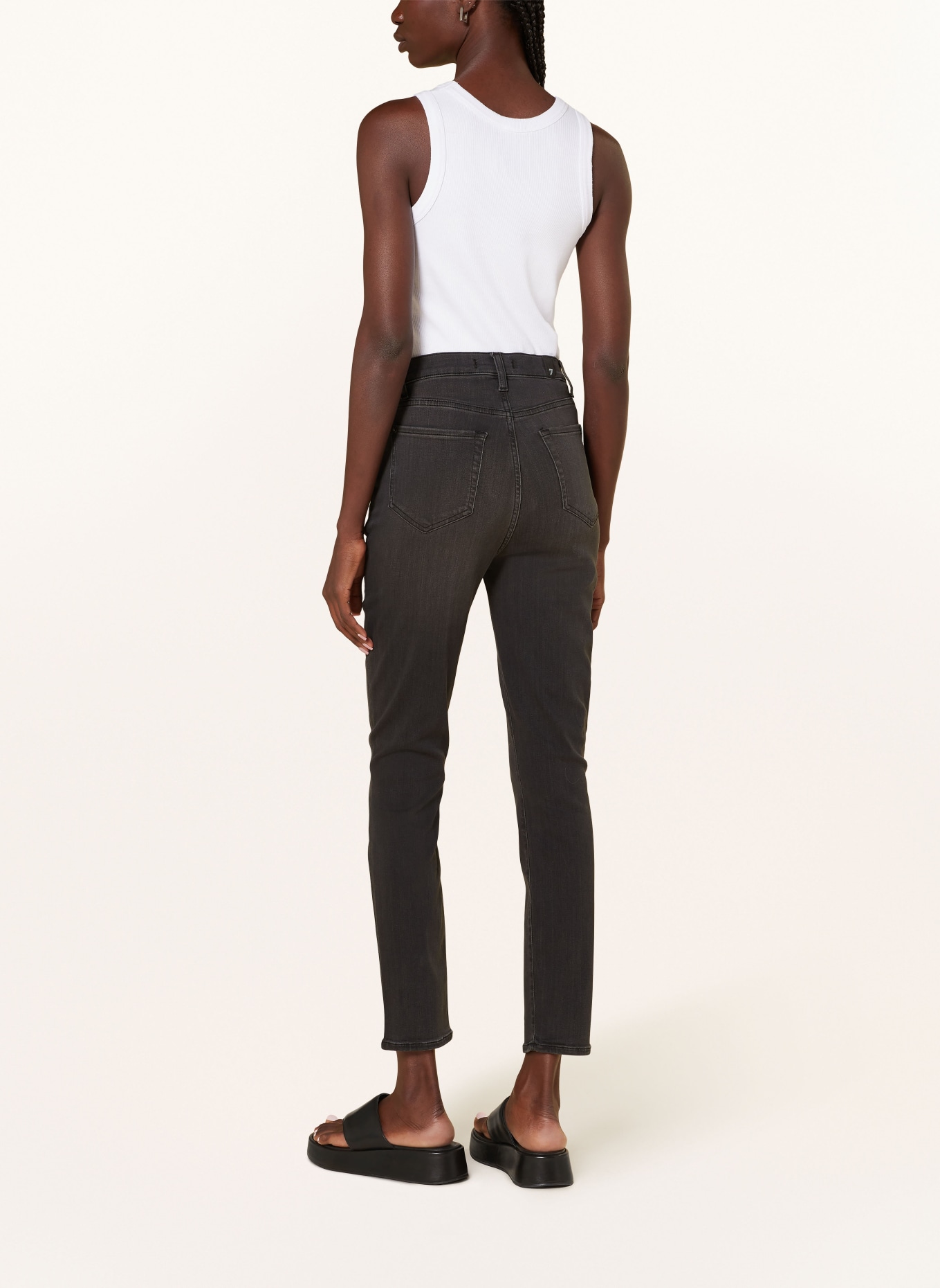 7 for all mankind Skinny Jeans SLIM ILLUSION LUXE, Color: GREY (Image 3)