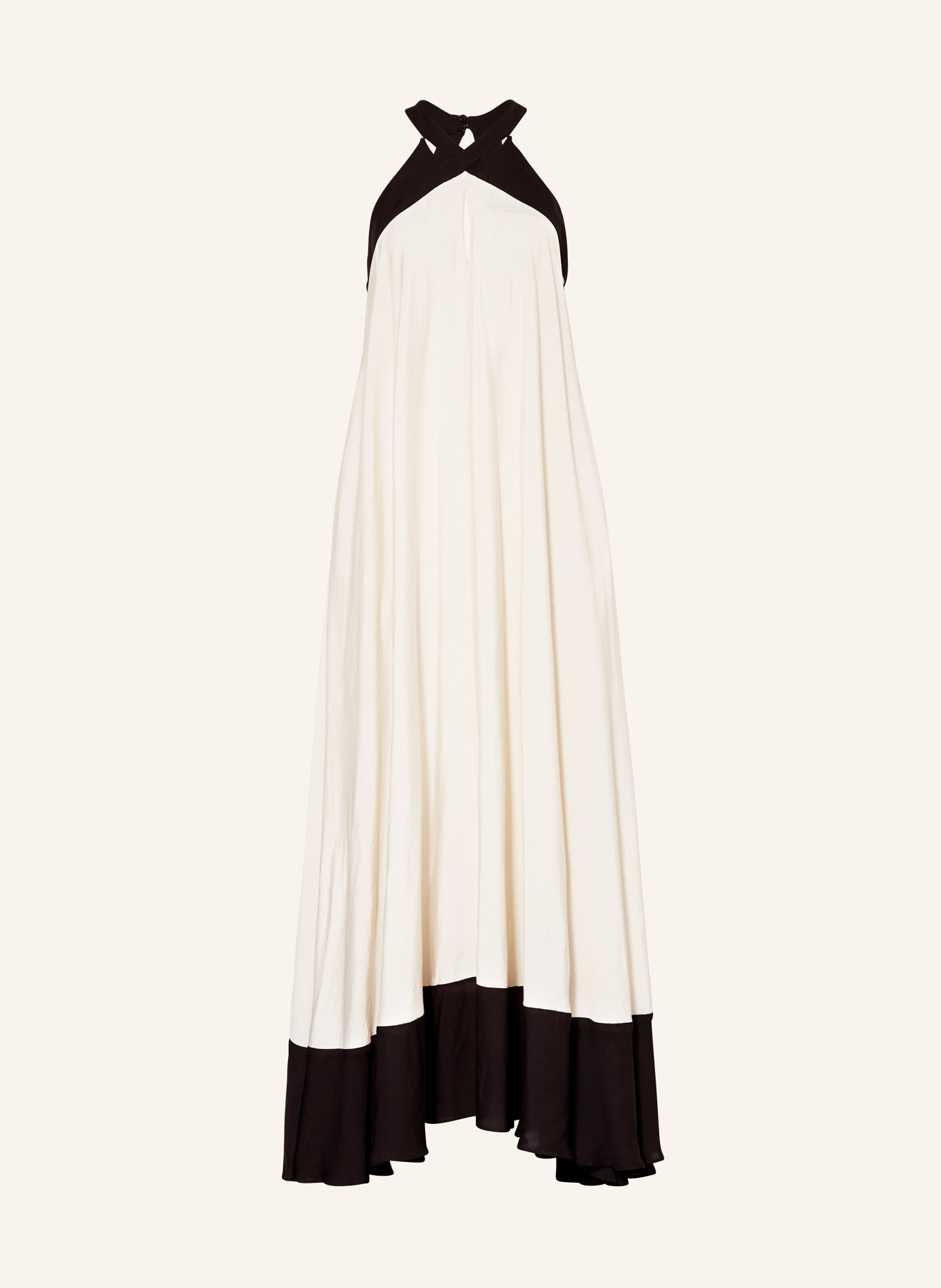 REISS Dress AUBREE with cut-outs, Color: ECRU/ BLACK (Image 1)