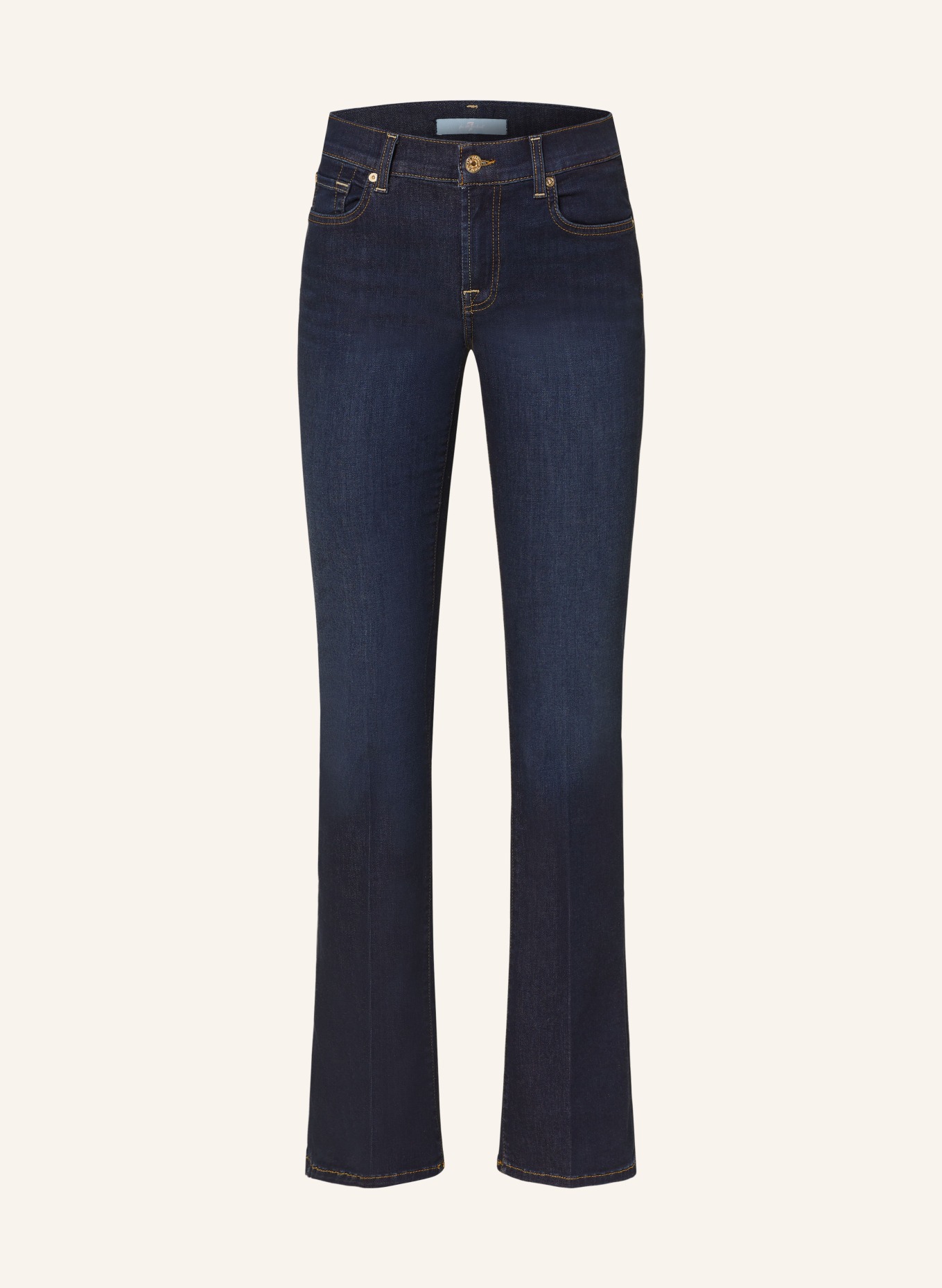 7 for all mankind Bootcut jeans, Color: DARK BLUE (Image 1)