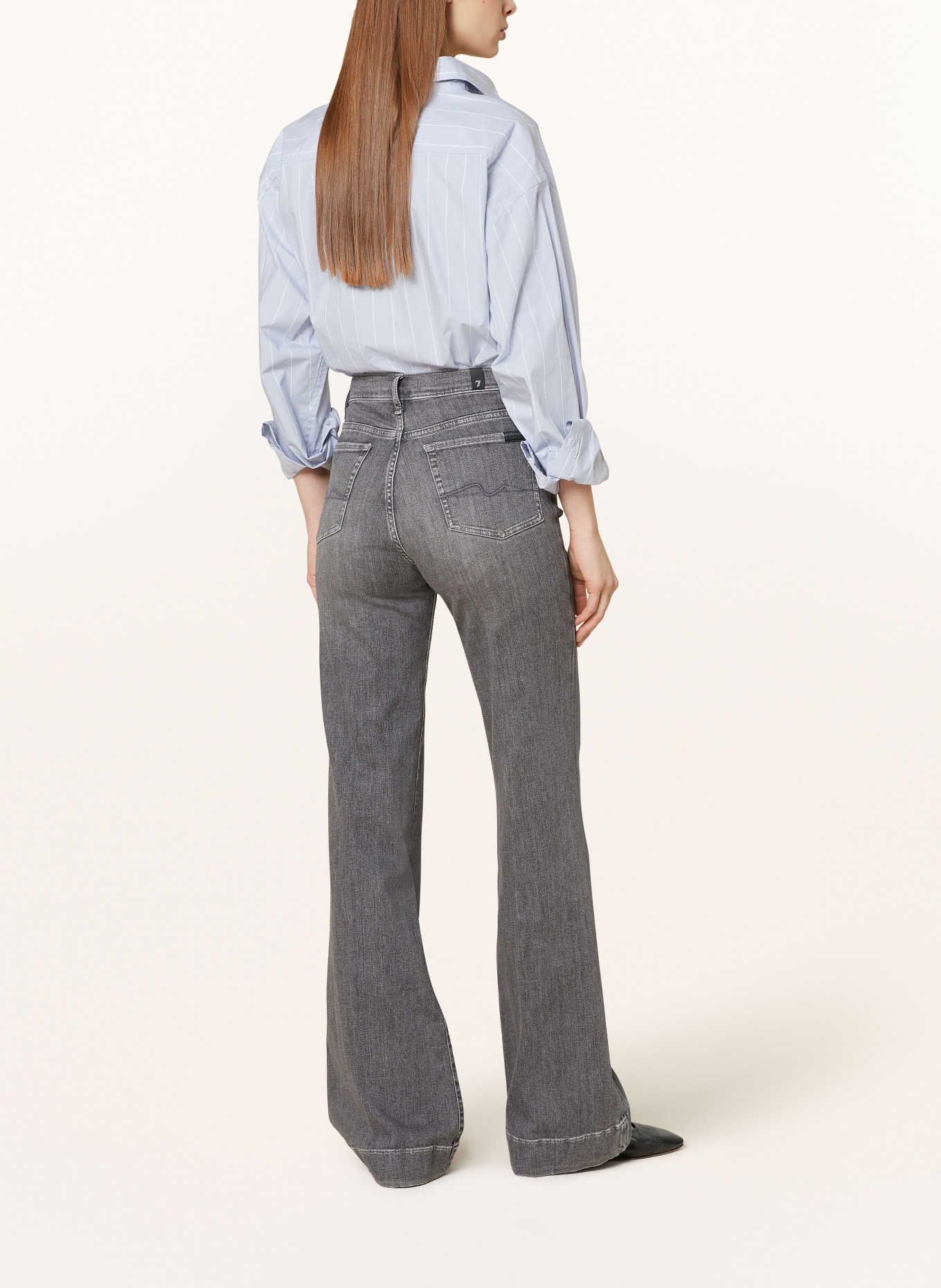 7 for all mankind Flared jeans MODERN DOJO SOHO, Color: GREY (Image 3)