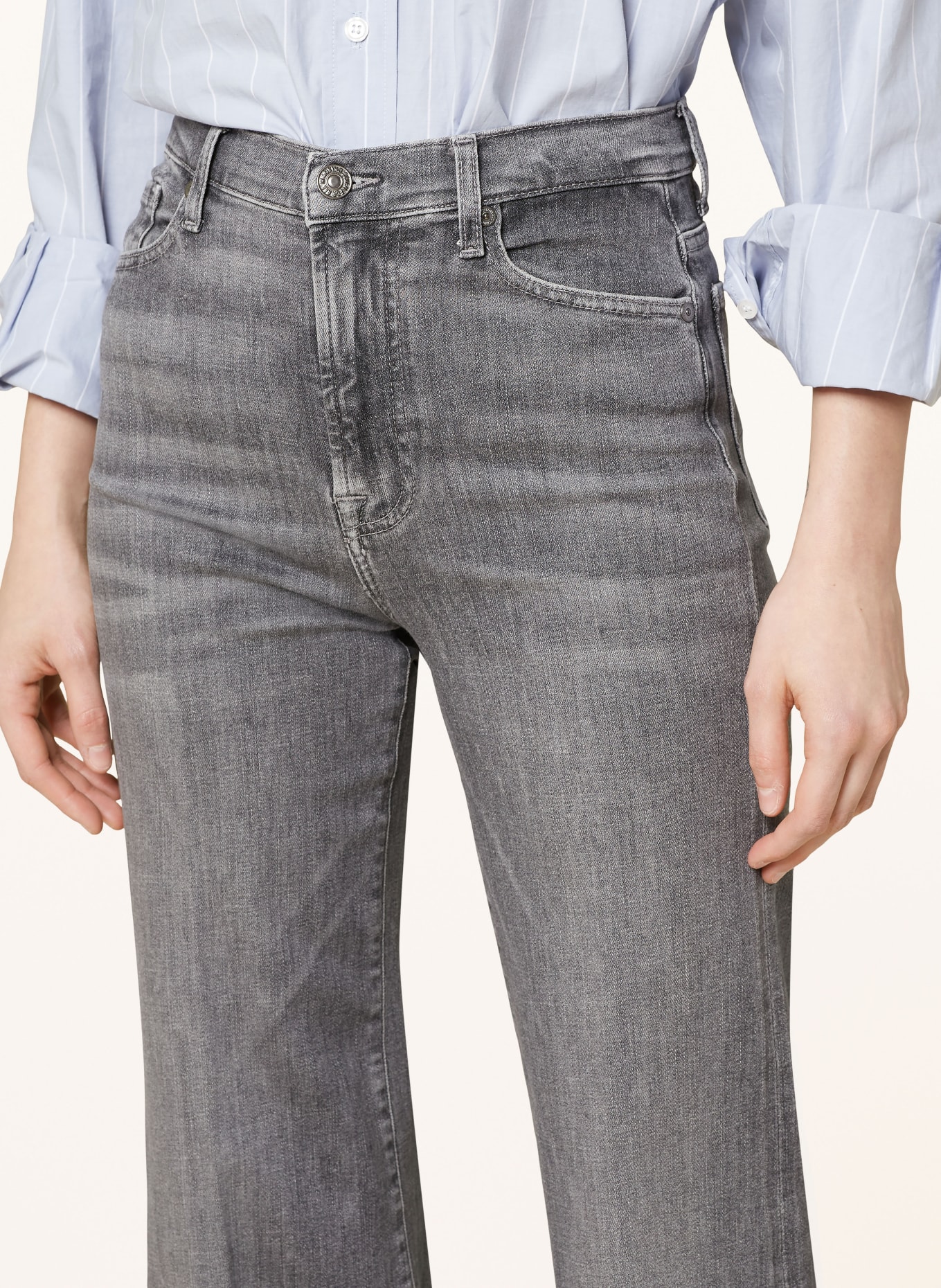 7 for all mankind Flared jeans MODERN DOJO SOHO, Color: GREY (Image 5)