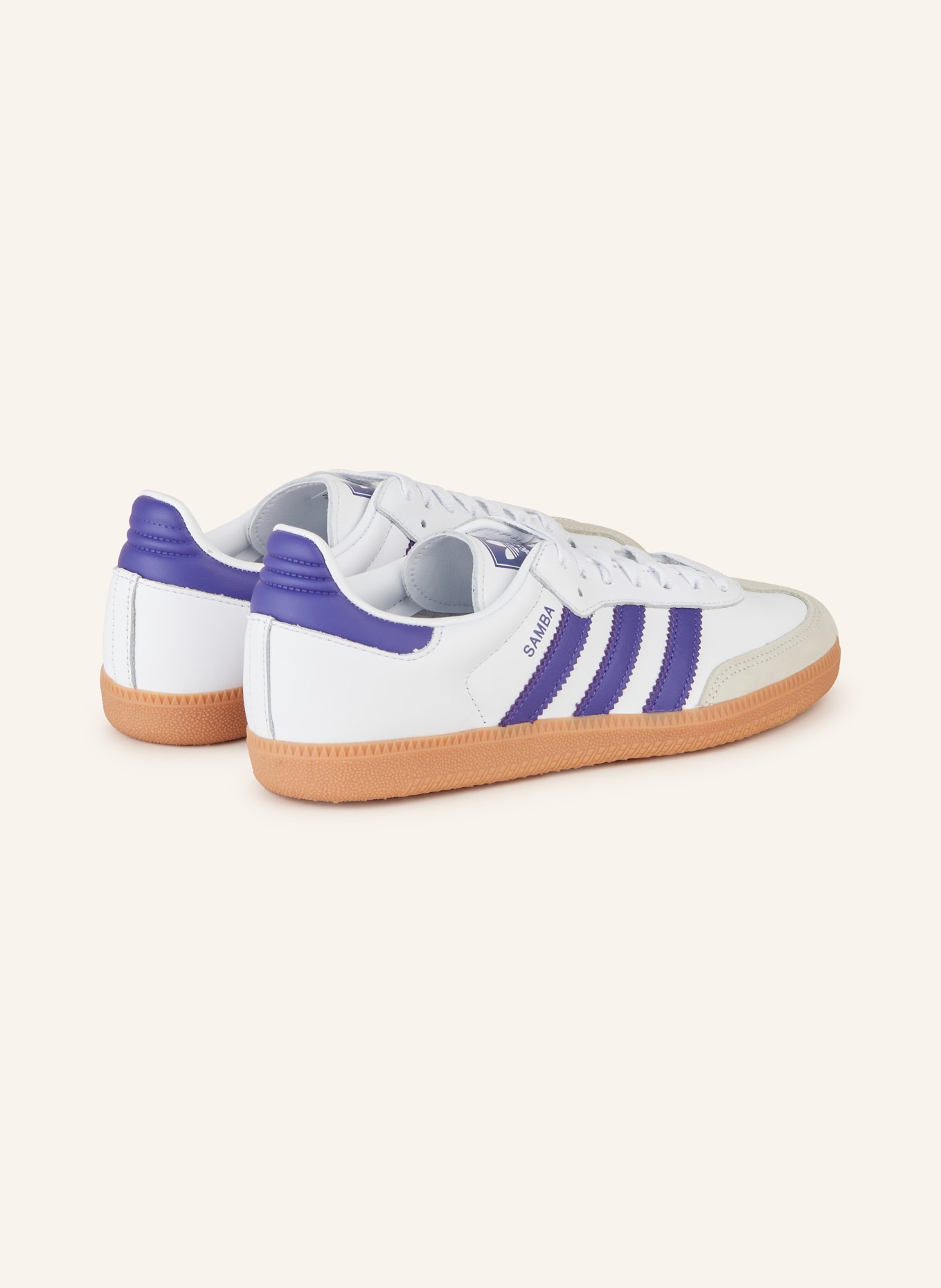 adidas Originals Sneakers SAMBA OG, Color: WHITE/ PURPLE (Image 2)