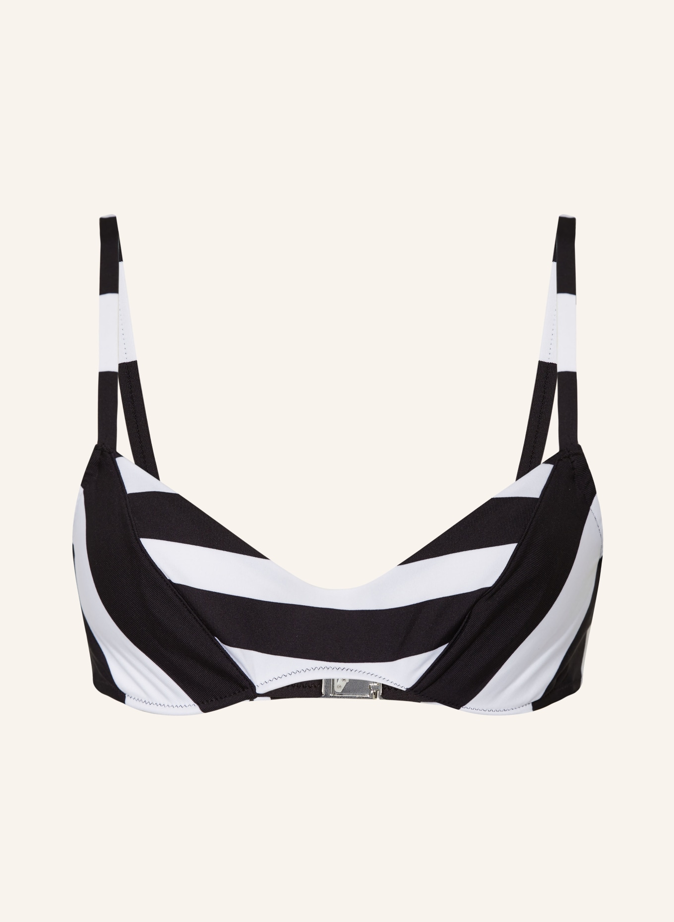 ANDRES SARDA Underwired bikini top MAGGIE, Color: BLACK/ WHITE (Image 1)