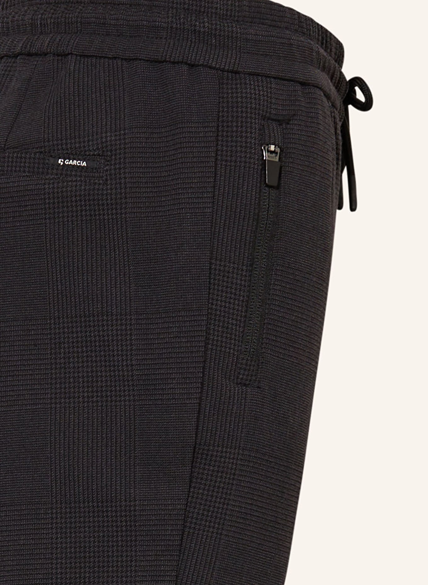 GARCIA Hose im Jogging-Stil: DUNKELGRAU