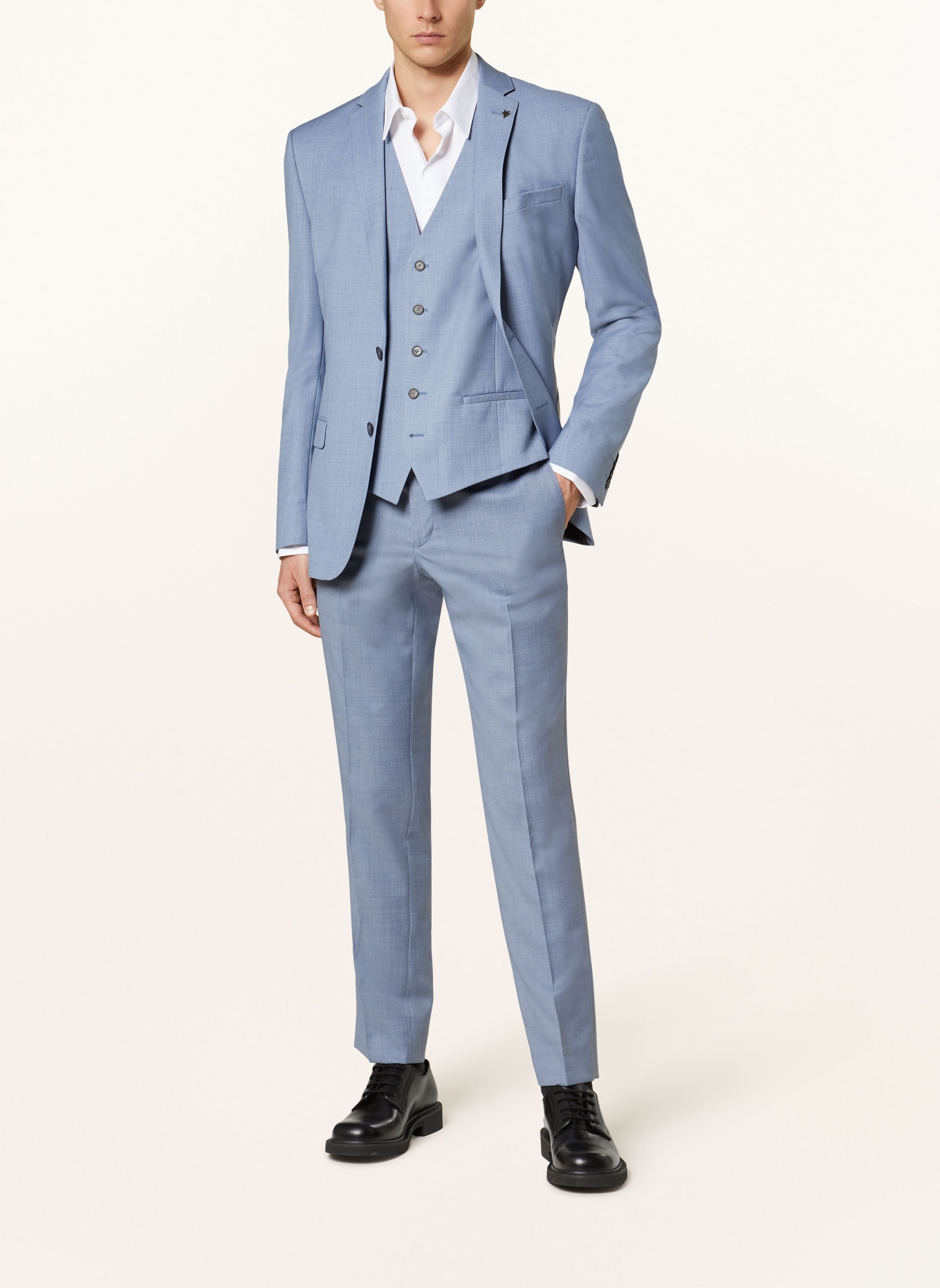 TED BAKER Spodnie garniturowe ORIONT slim fit, Kolor: BLUE BLUE (Obrazek 2)