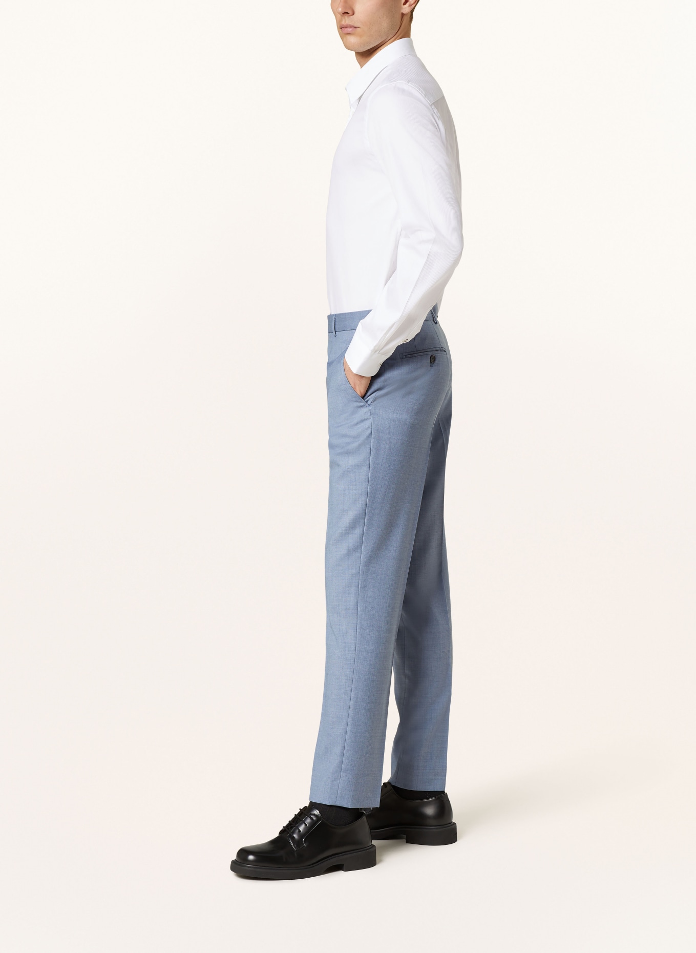 TED BAKER Spodnie garniturowe ORIONT slim fit, Kolor: BLUE BLUE (Obrazek 5)