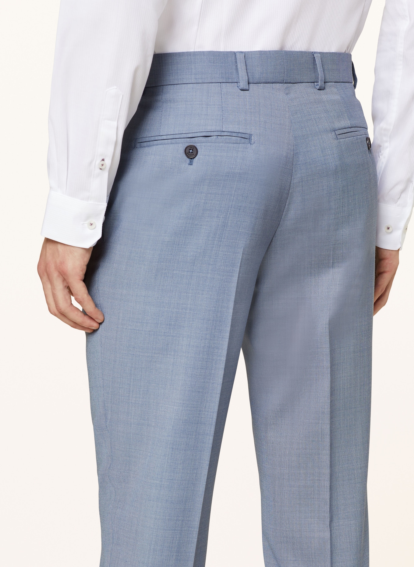 TED BAKER Spodnie garniturowe ORIONT slim fit, Kolor: BLUE BLUE (Obrazek 6)