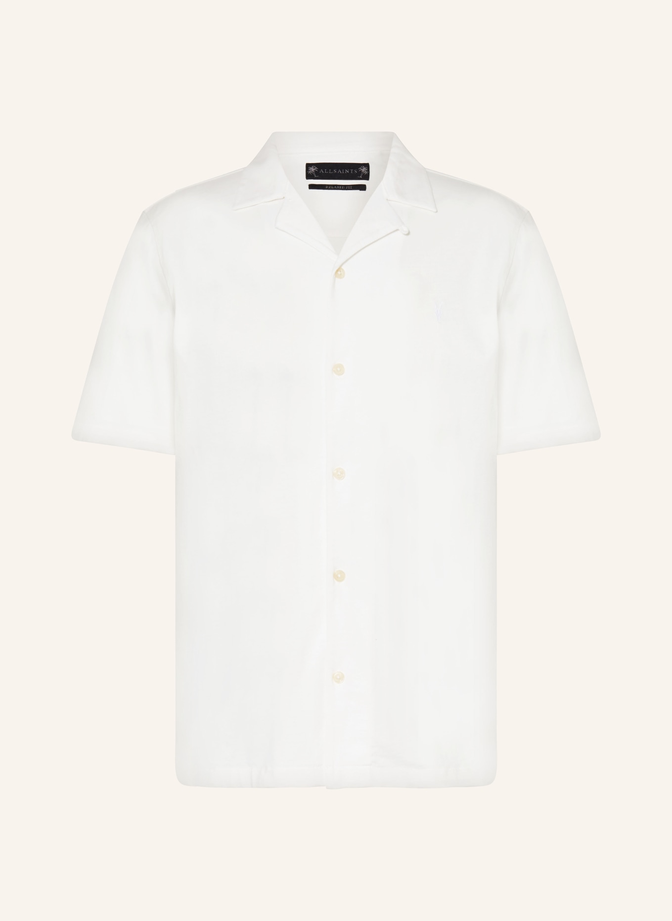 ALLSAINTS Resort shirt HUDSON relaxed fit, Color: WHITE (Image 1)