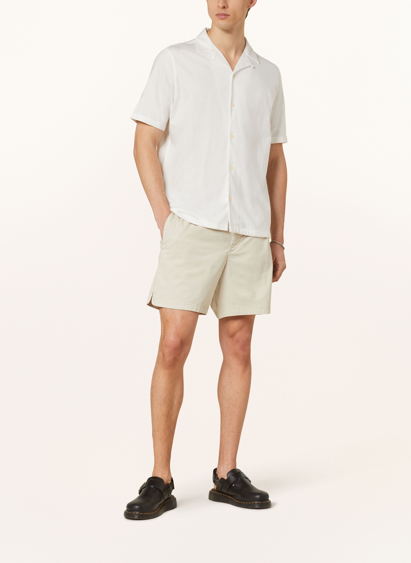 ALLSAINTS Resort shirt HUDSON relaxed fit, Color: WHITE (Image 2)