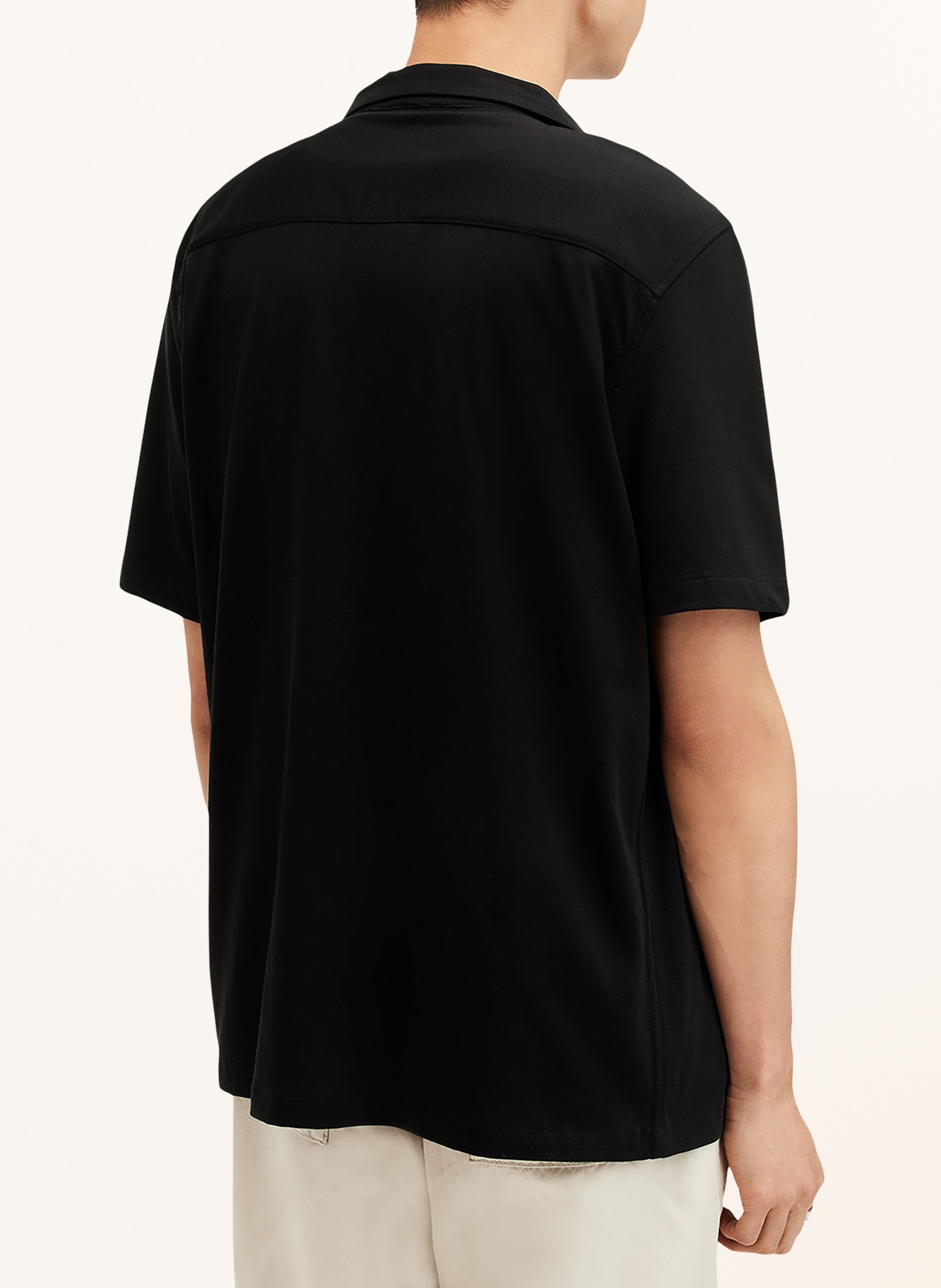 ALLSAINTS Resort shirt HUDSON relaxed fit, Color: BLACK (Image 3)