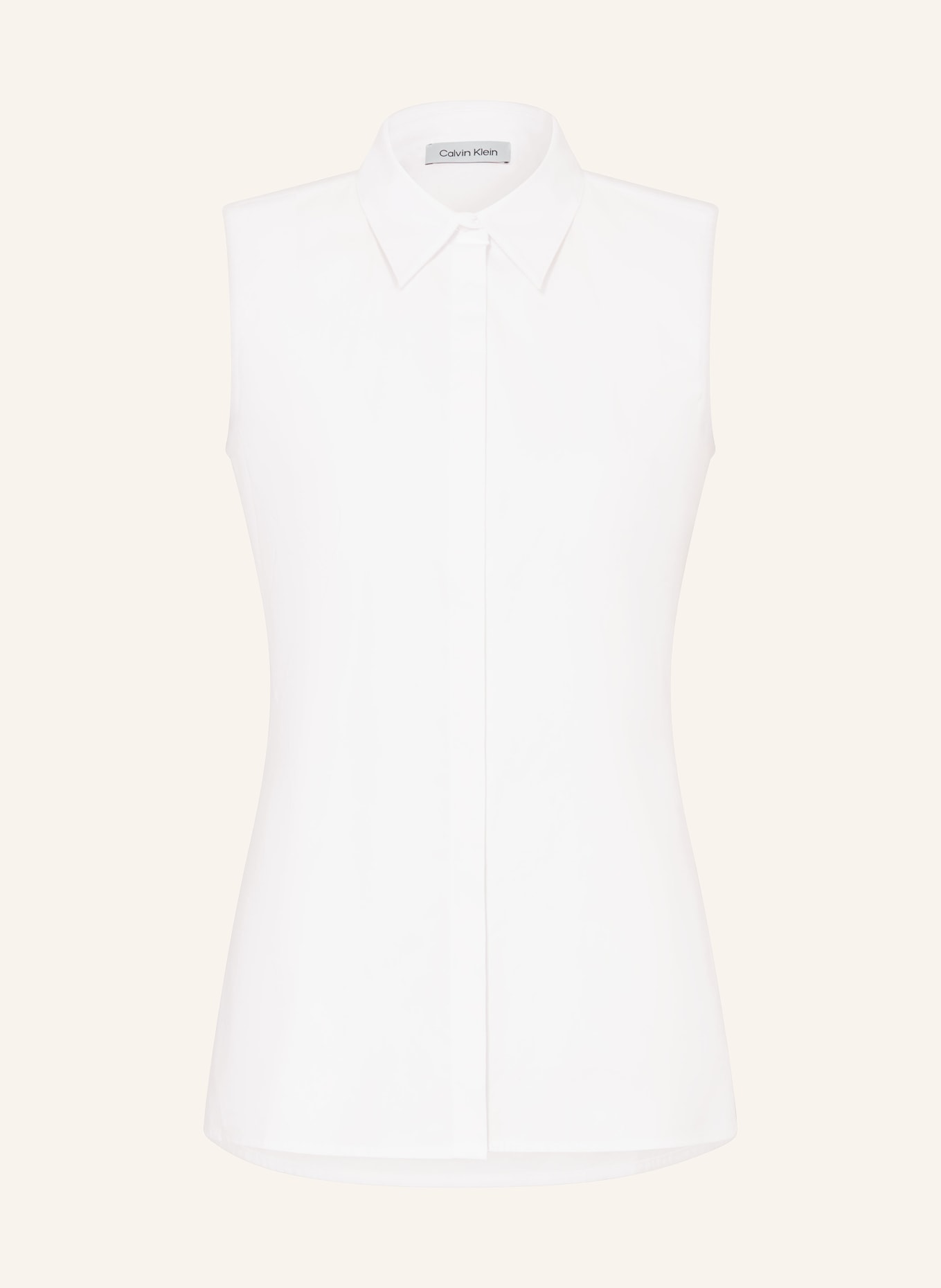 Calvin Klein Blouse top with cut-out, Color: WHITE (Image 1)