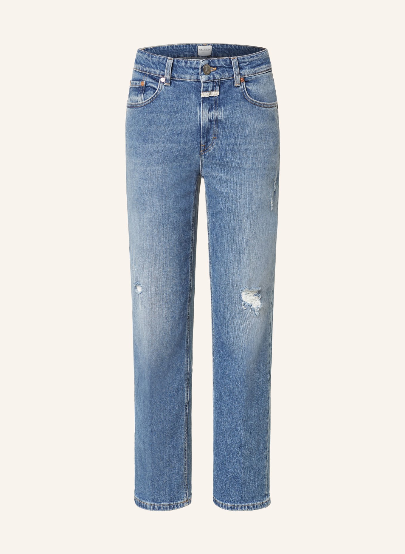 CLOSED Straight Jeans MILO, Farbe: MBL MID BLUE (Bild 1)
