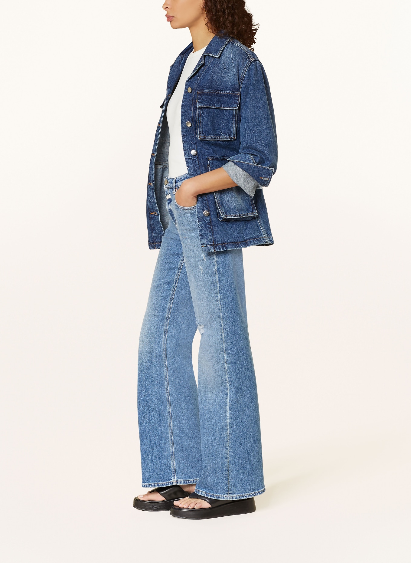 CLOSED Straight Jeans GILLAN, Farbe: MBL MID BLUE (Bild 4)
