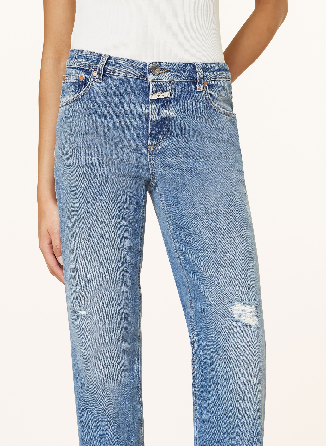 CLOSED Straight Jeans GILLAN, Farbe: MBL MID BLUE (Bild 5)