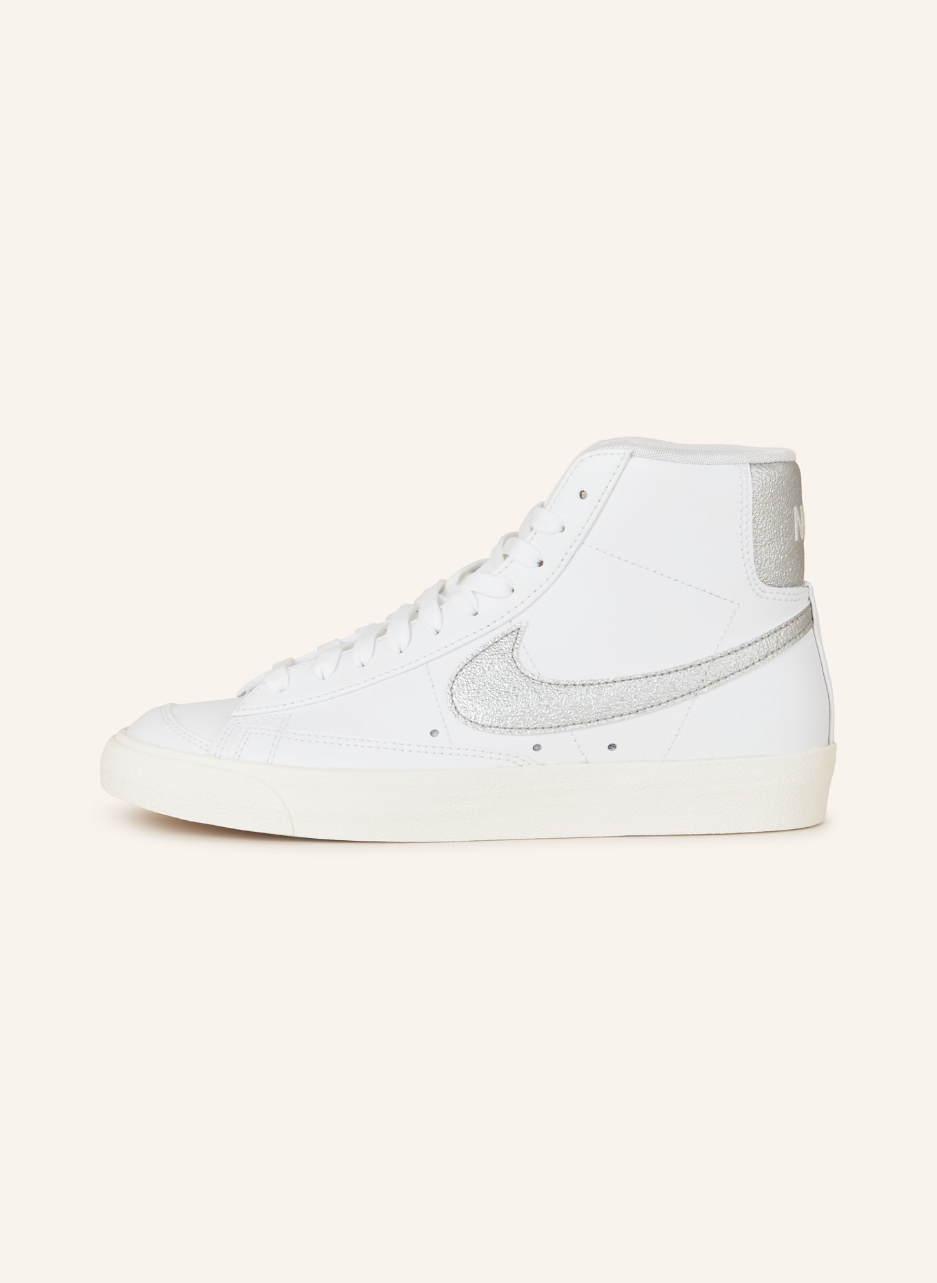 Nike High-top sneakers BLAZER MID '77, Color: WHITE/ SILVER (Image 4)