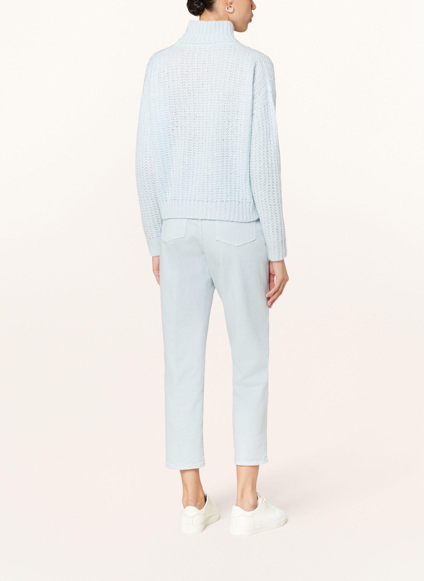 PESERICO Jeansy straight: 832 Springwater green