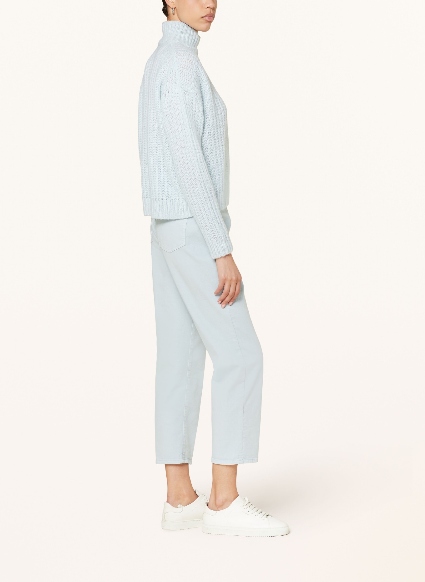 PESERICO Jeansy straight: 832 Springwater green