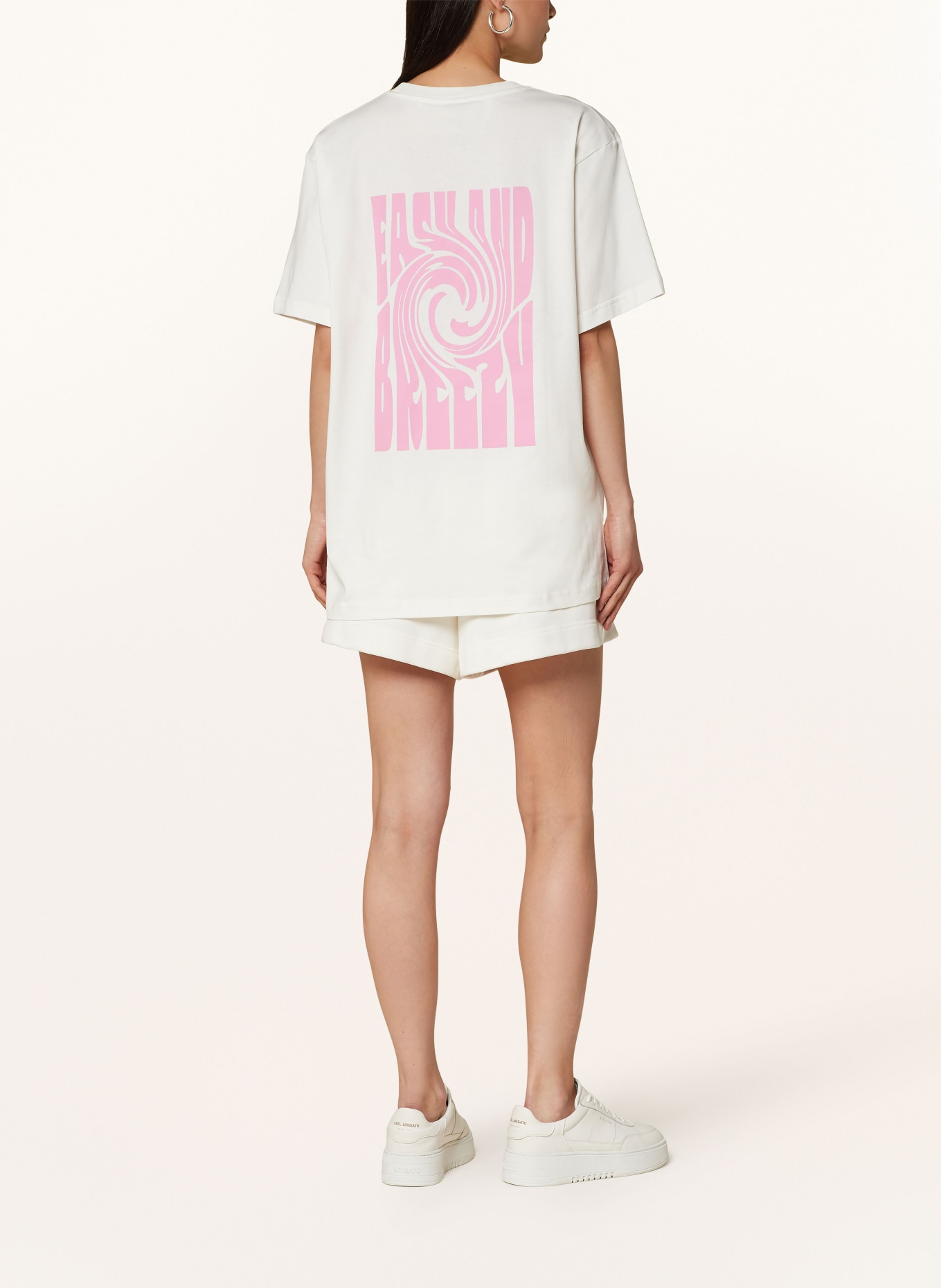 OH APRIL T-shirt BOYFRIEND, Color: WHITE/ PINK (Image 2)