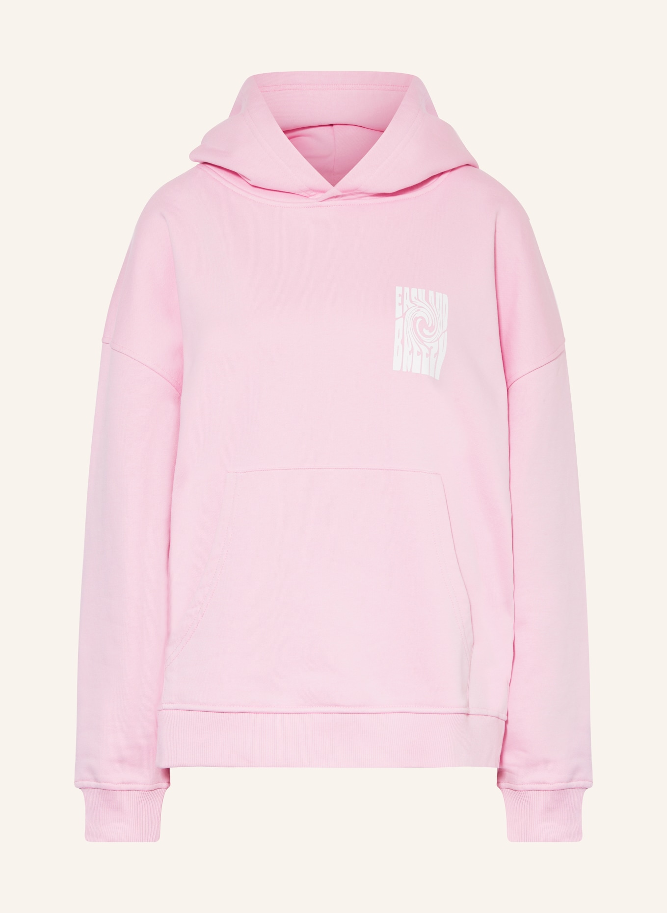 OH APRIL Hoodie BOYFRIEND, Color: PINK/ WHITE (Image 1)