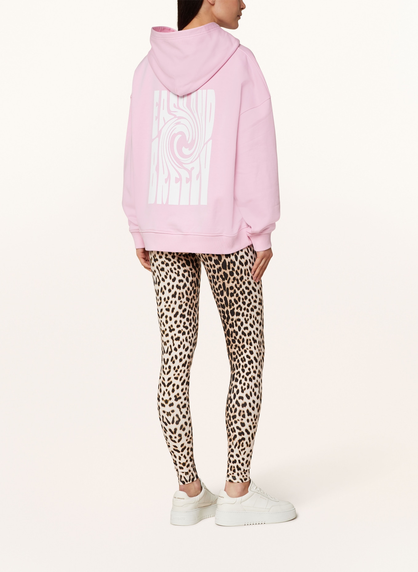 OH APRIL Hoodie BOYFRIEND, Color: PINK/ WHITE (Image 2)