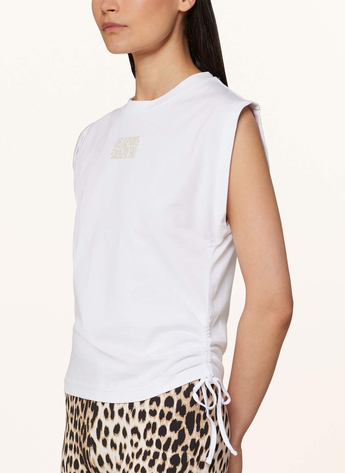 OH APRIL Top, Color: WHITE (Image 4)