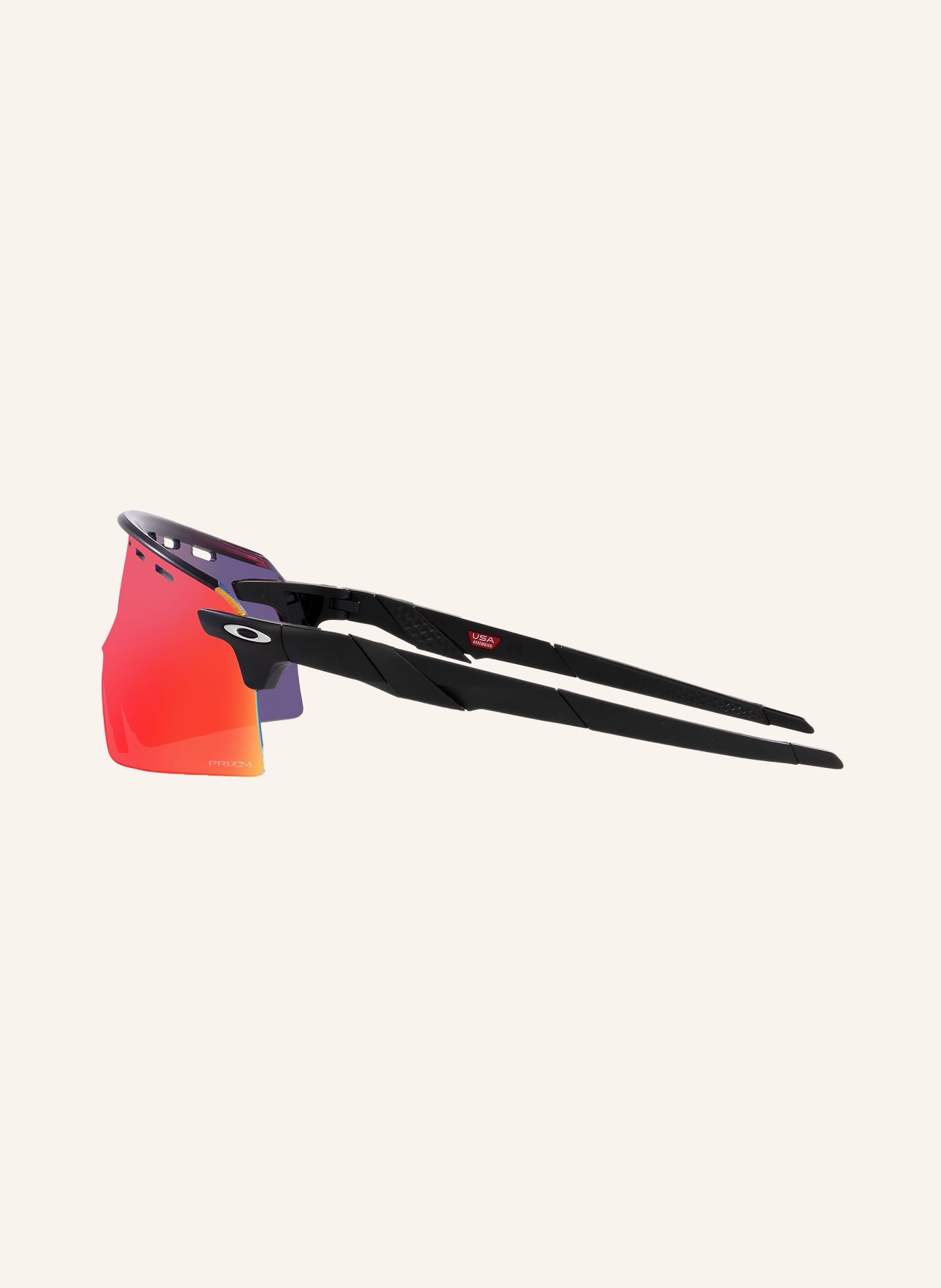 OAKLEY Cycling sunglasses ENCODER STRIKE VENTED, Color: 923502 - BLACK MATTE/ PURPLE (Image 3)