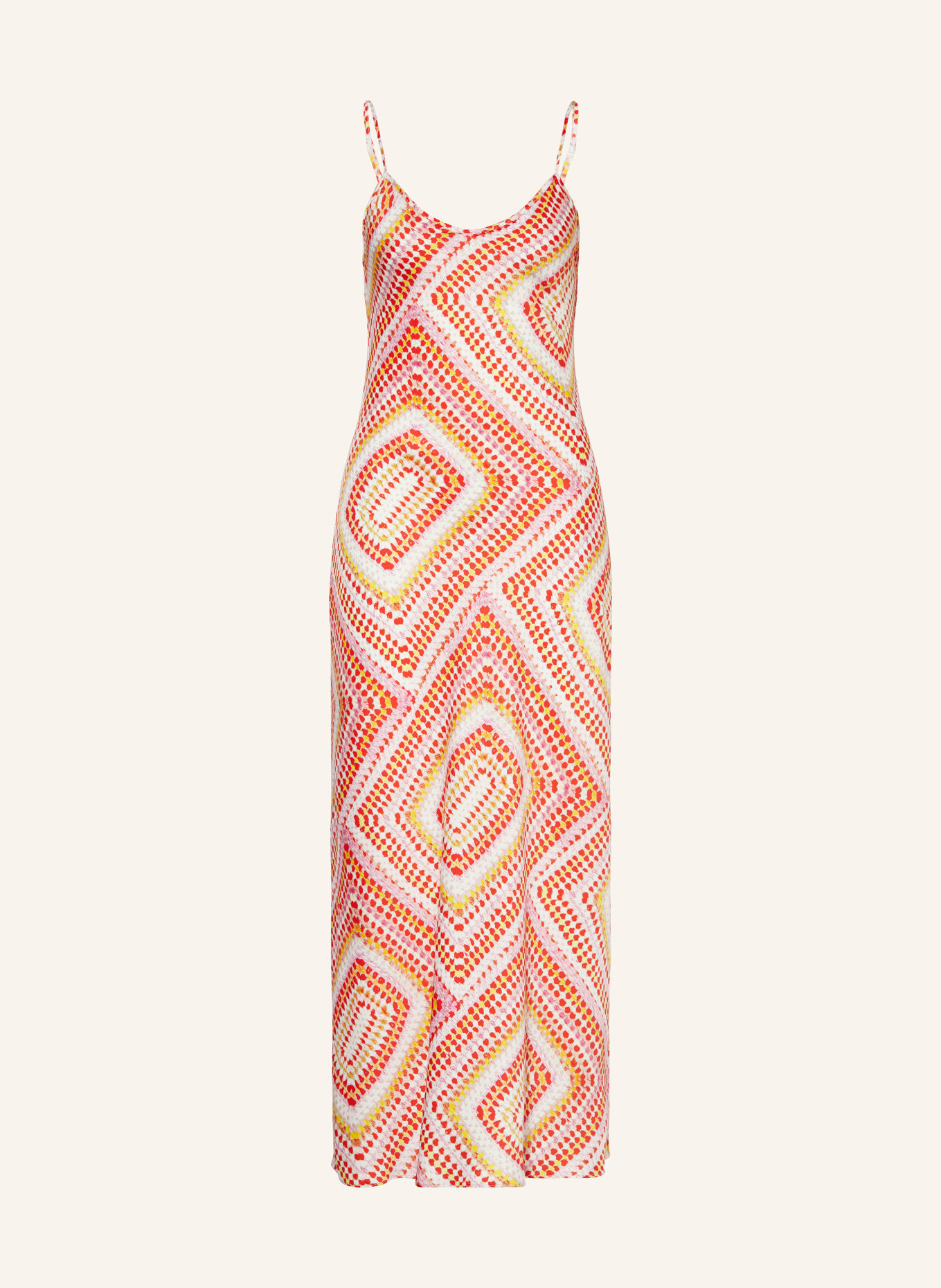 ALLSAINTS Dress BRYONY LUISA, Color: RED/ WHITE/ YELLOW (Image 1)