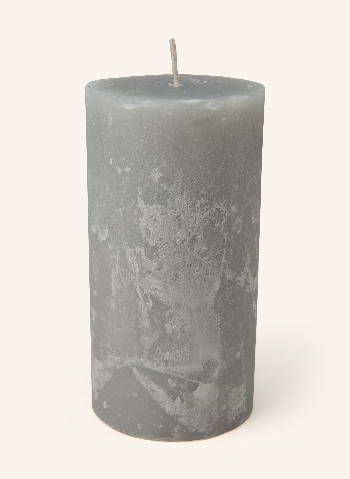 BROSTE COPENHAGEN Kerze RUSTIC: GRAU